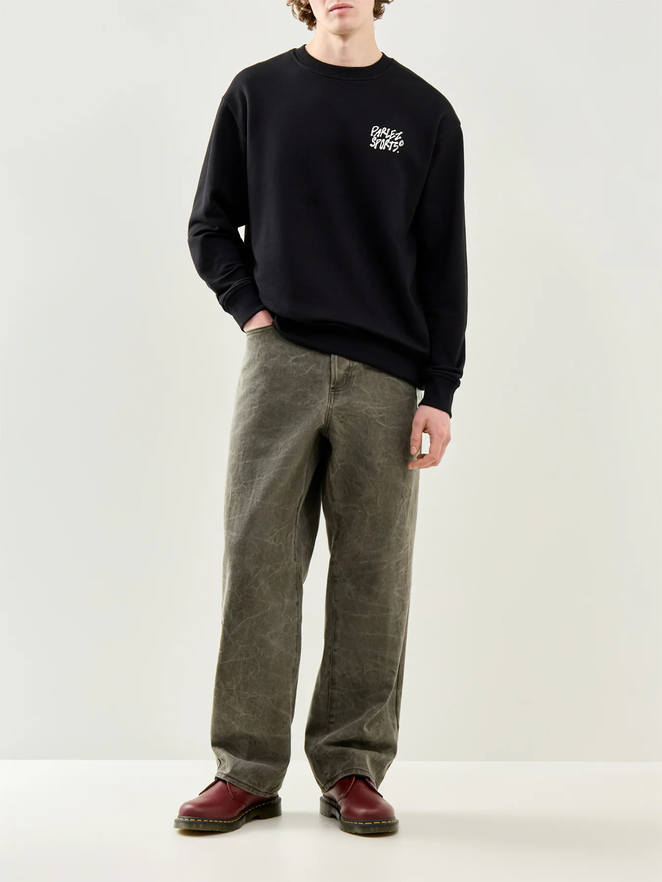 Verge Sweatshirt Black - Image 2