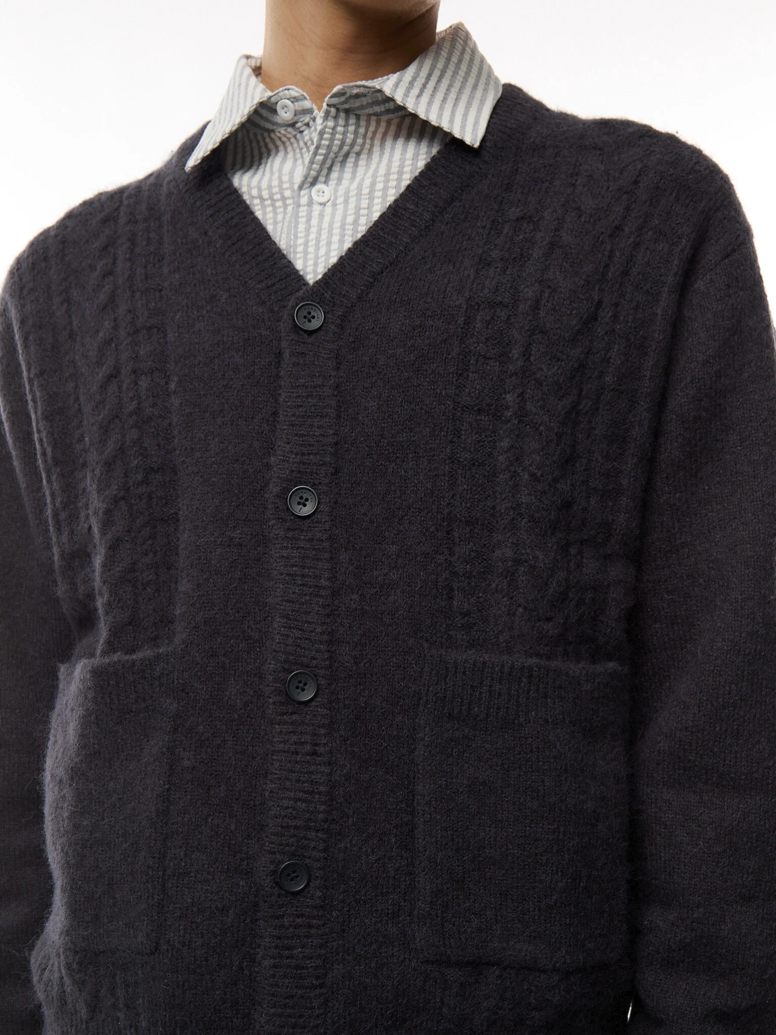 Cable Stripe Cardigan - Image 3