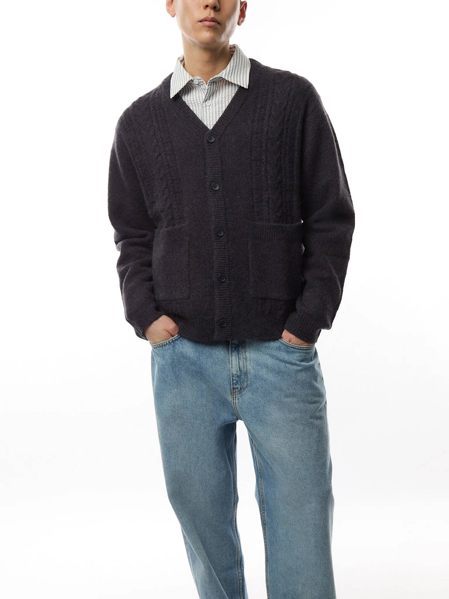 Cable Stripe Cardigan - Image 4