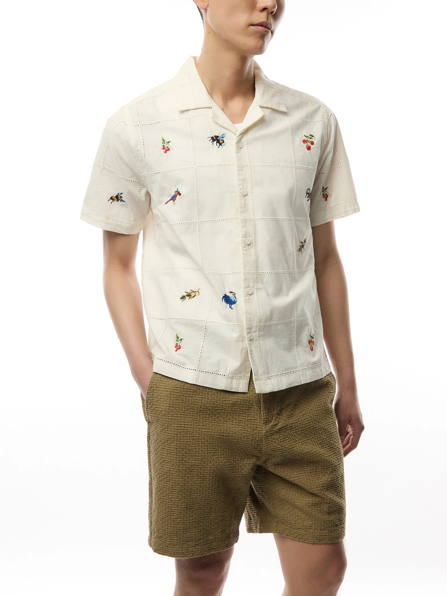 Olive Tapestry Shirt - Image 4