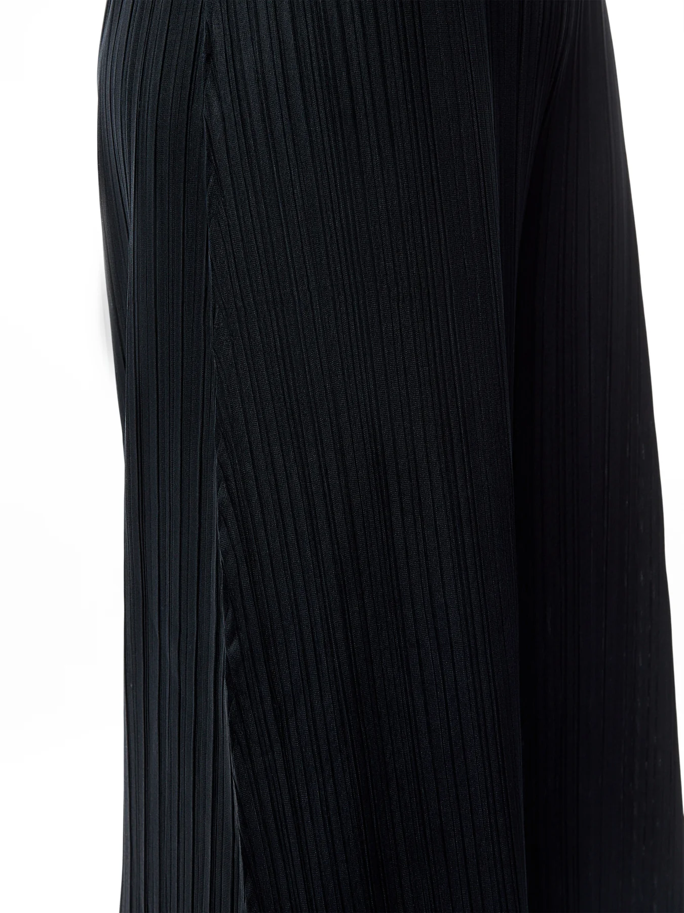 Pleats Mellow Blue Black Pants - Image 3