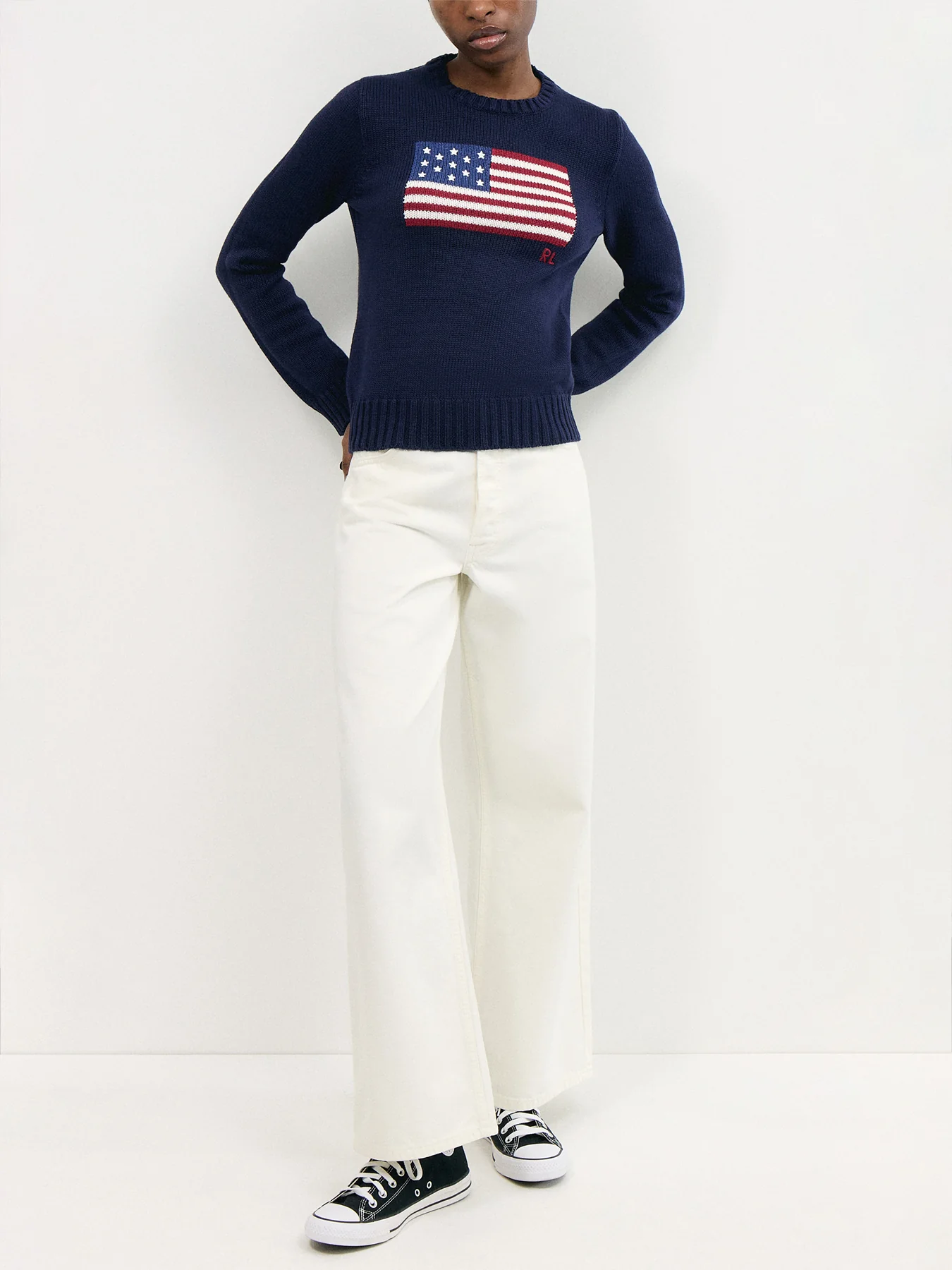 Flag Long Sleeve Pullover - Image 2