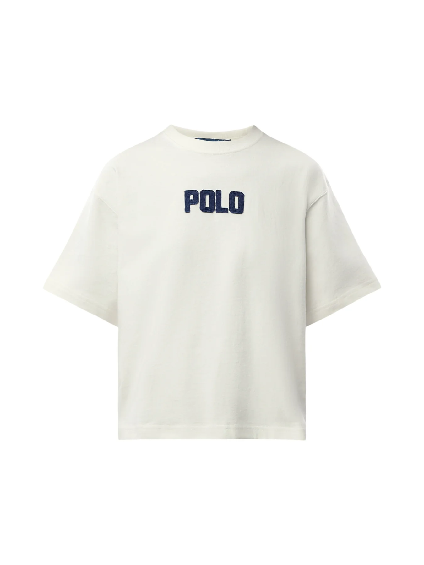 Knit Centre Polo Logo T Shirt