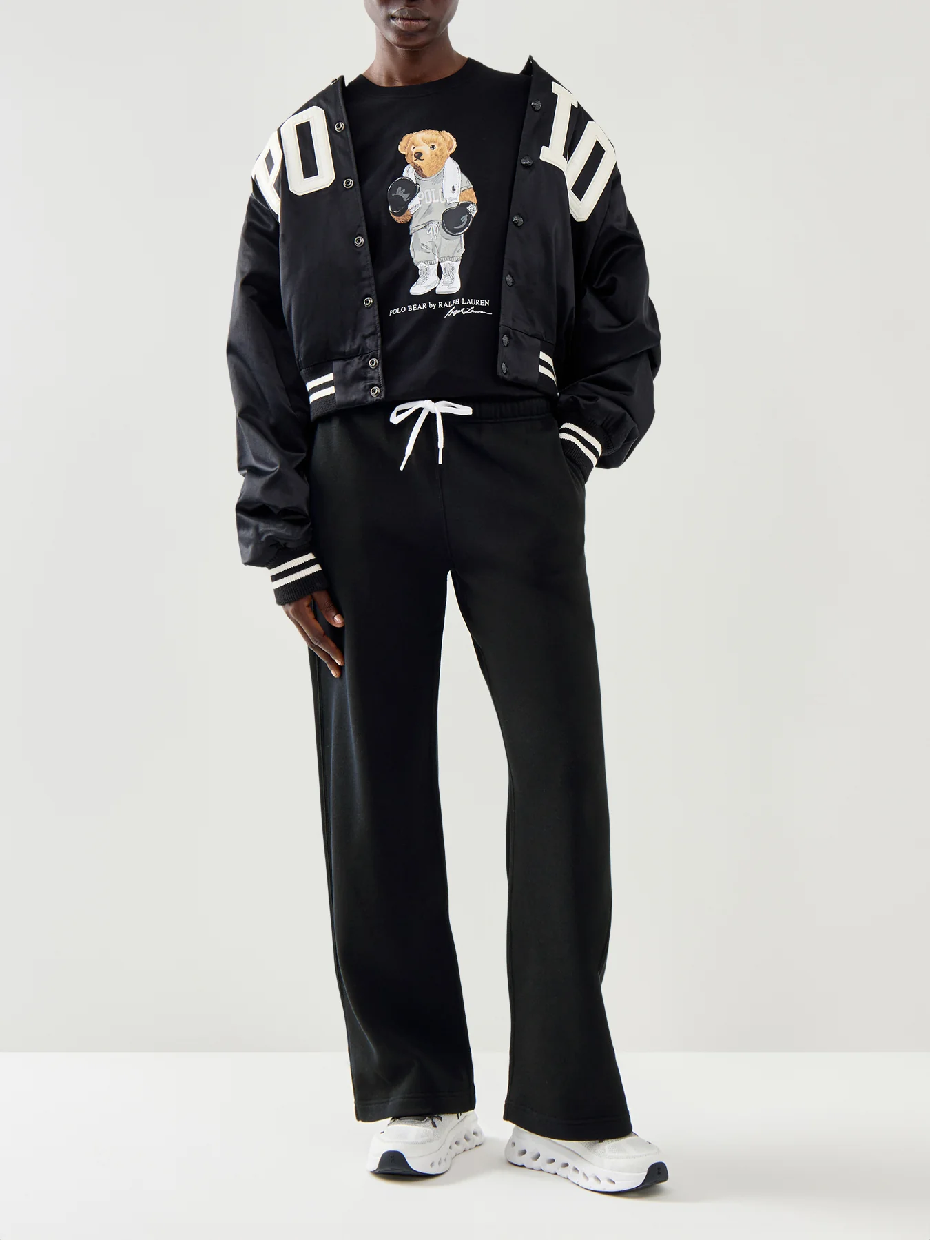 Knit Open Bottom Sweatpant Pants - Image 2