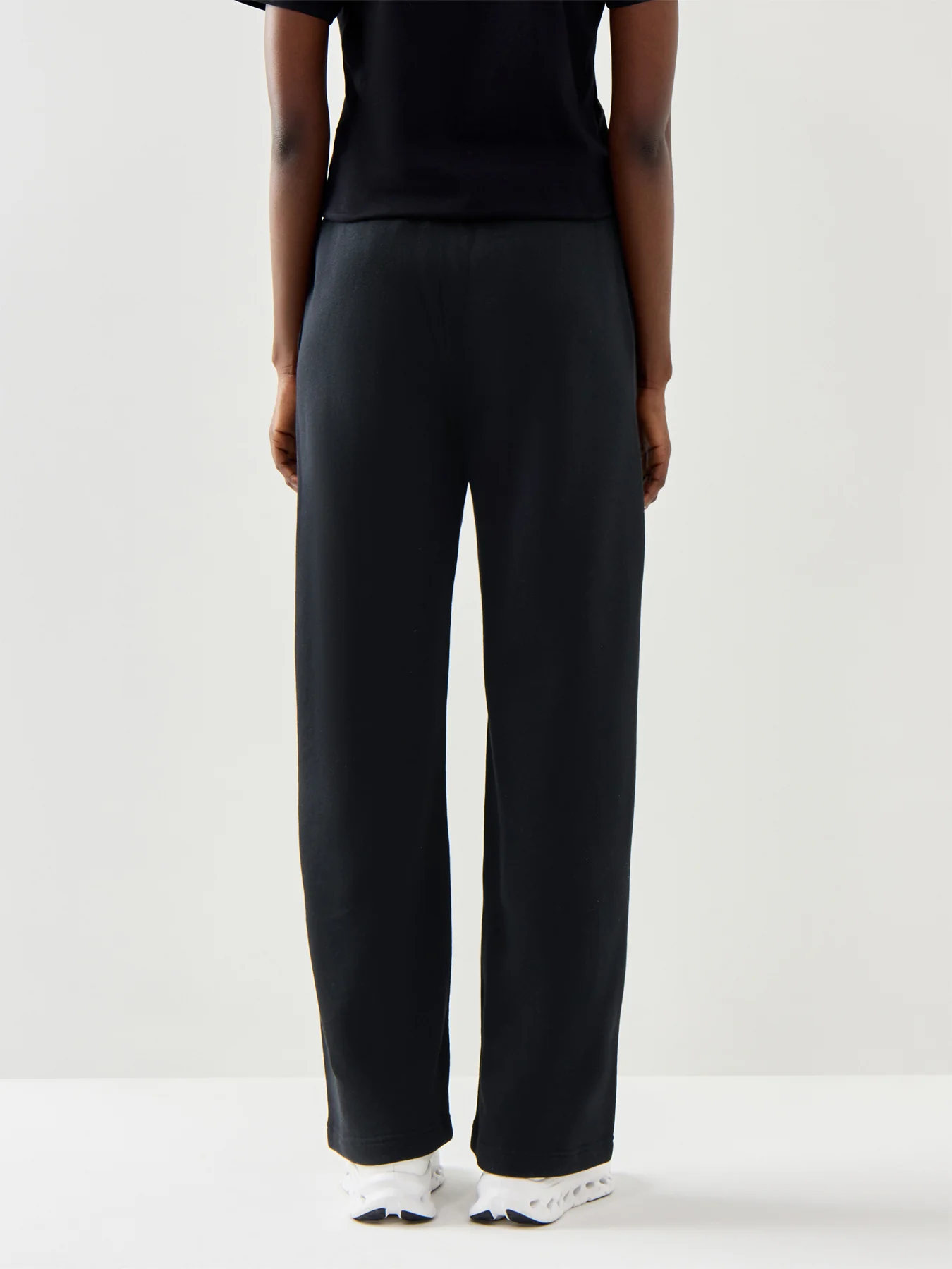 Knit Open Bottom Sweatpant Pants - Image 5