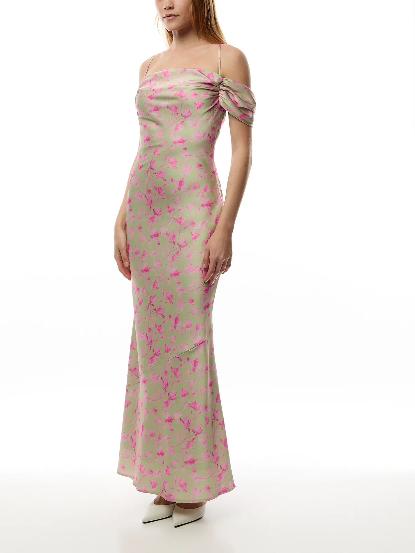 Daria Cowl Maxi Slip Dress - Image 2