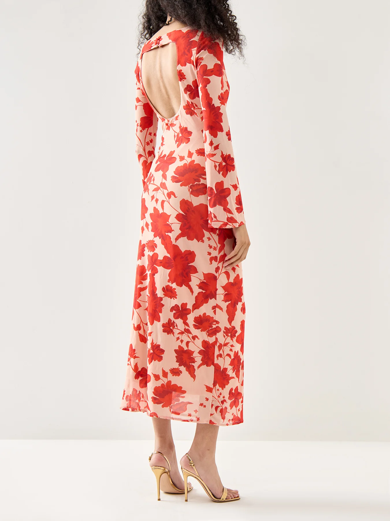 Ethel Long Sleeve Jersey Midaxi Dress - Image 5