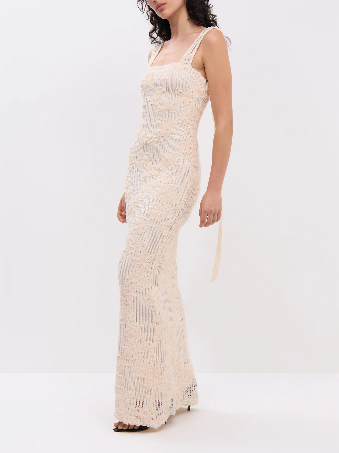 Gigou Crochet Floral Maxi Dress - Image 4