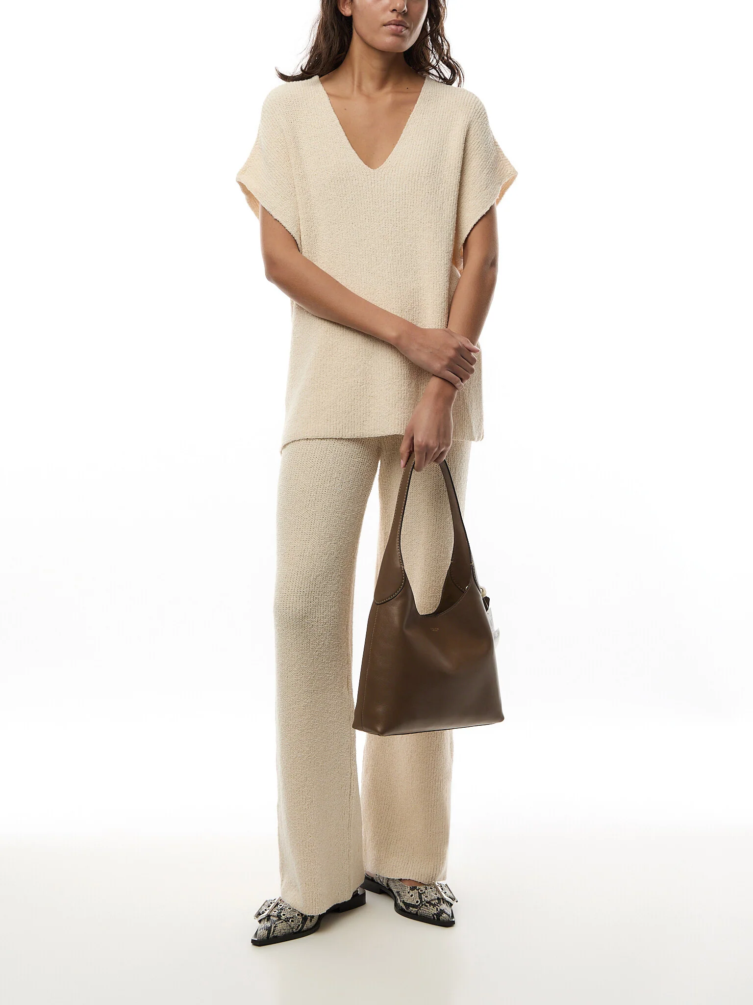 Katya Rib Knit Trouser - Image 2