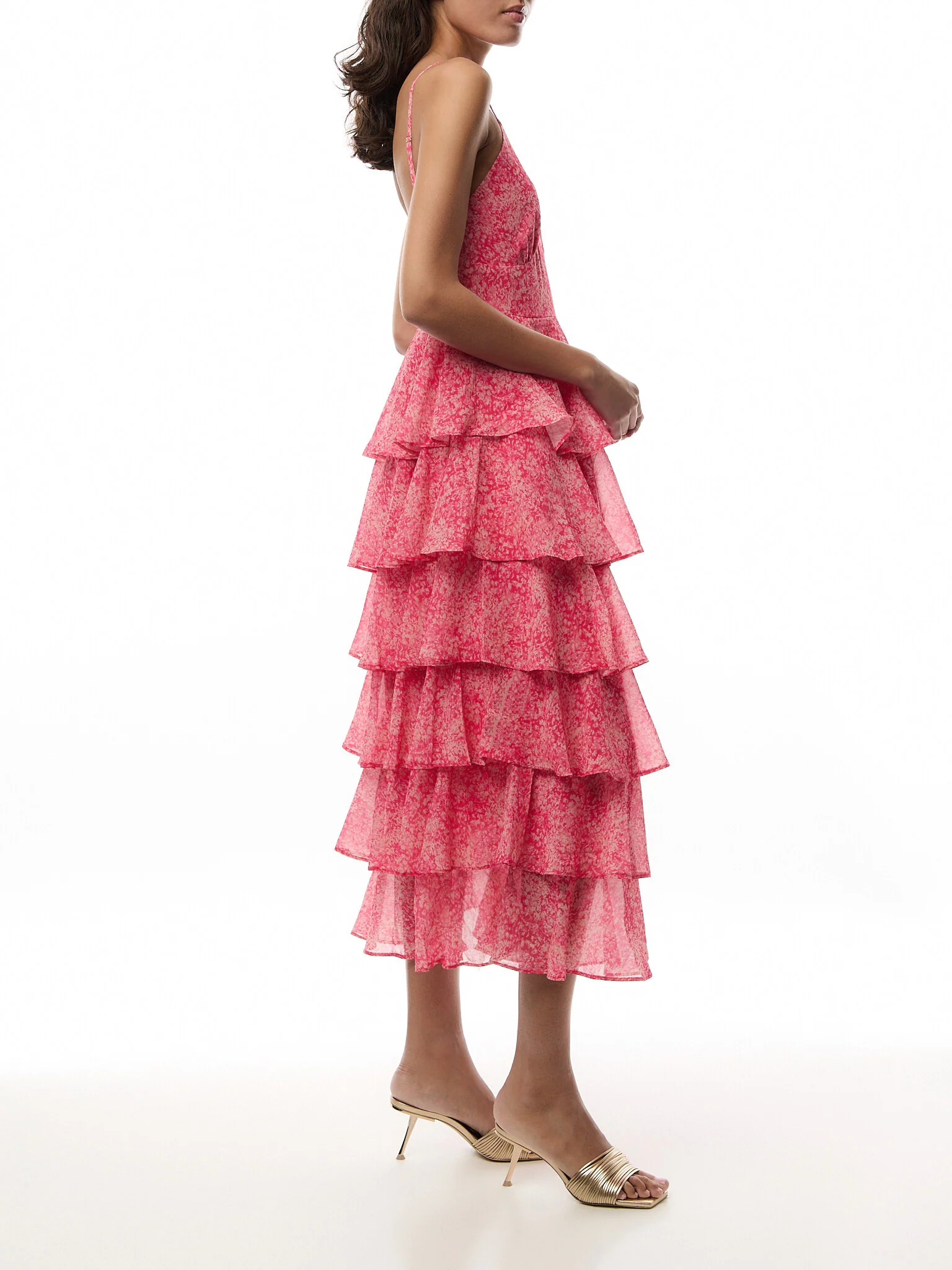 Lissy Ruffle Midaxi Dress - Image 4