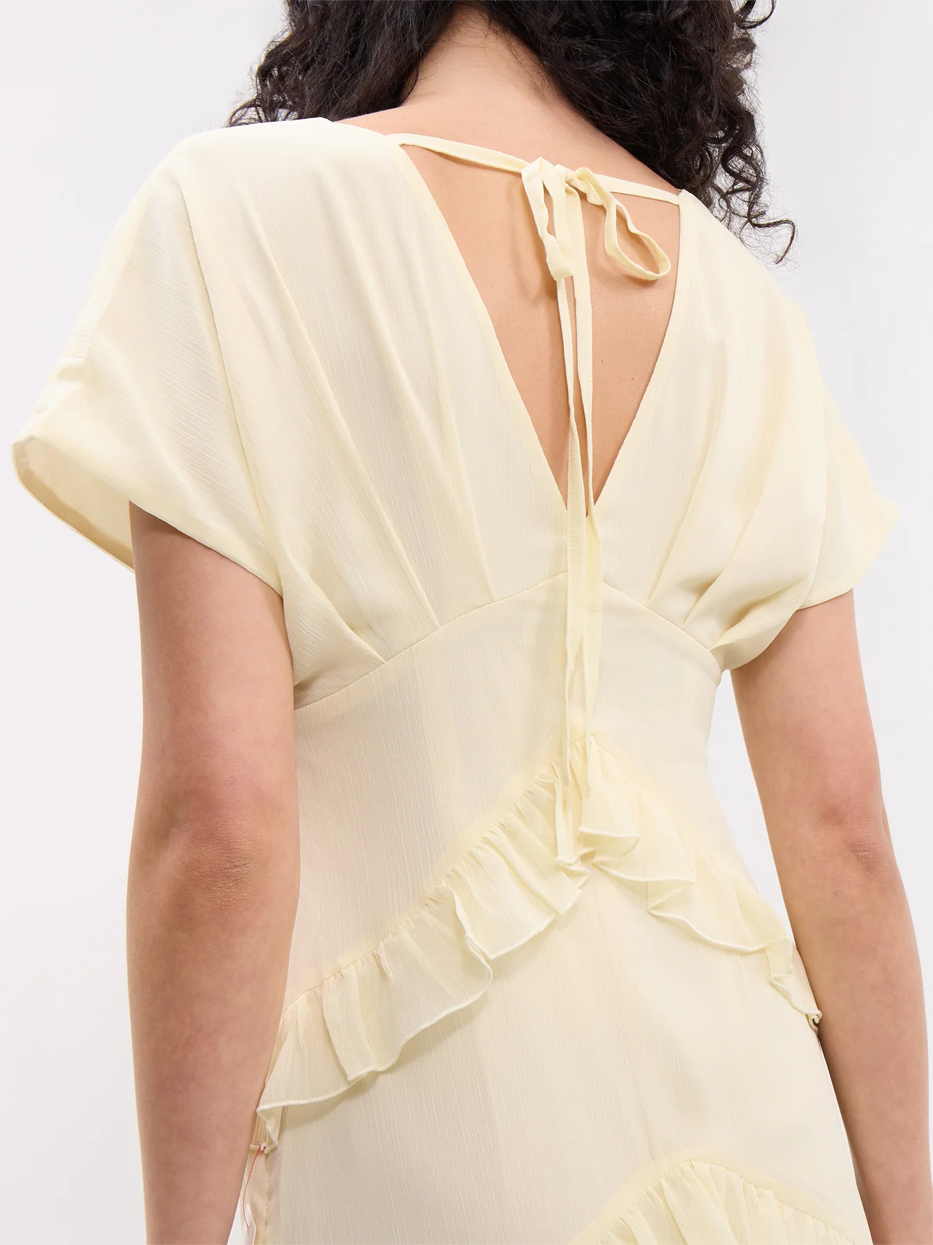 Tamsin Ruffle Chiffon Dress - Image 3
