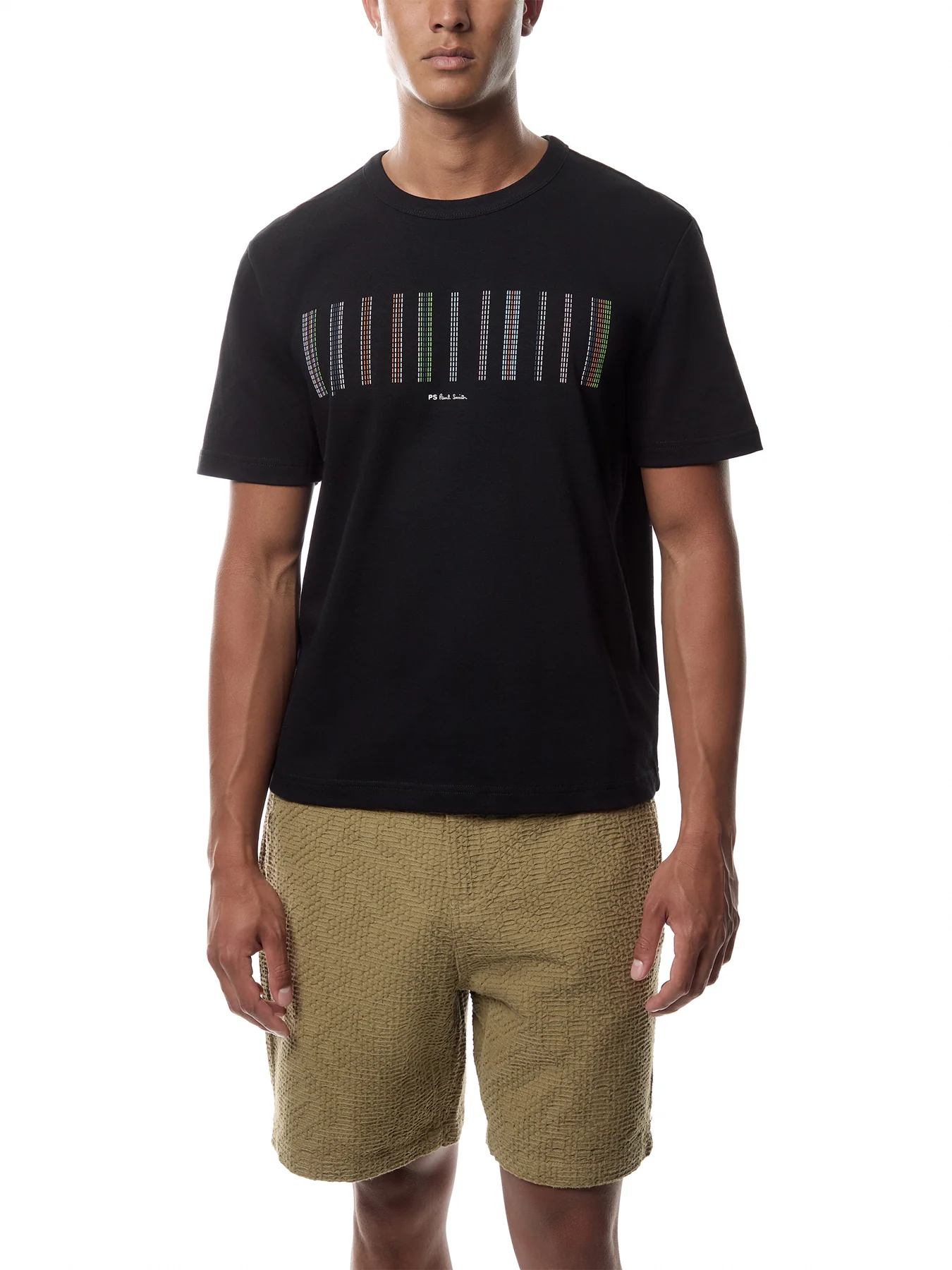 Multi Stripe Stitching T Shirt - Image 4