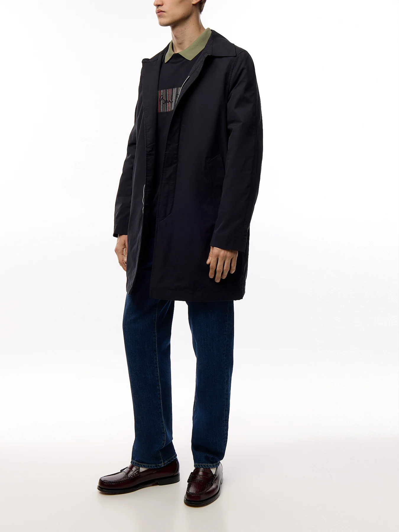 Pocket Stitching Relaxed Fit Jean - Image 2