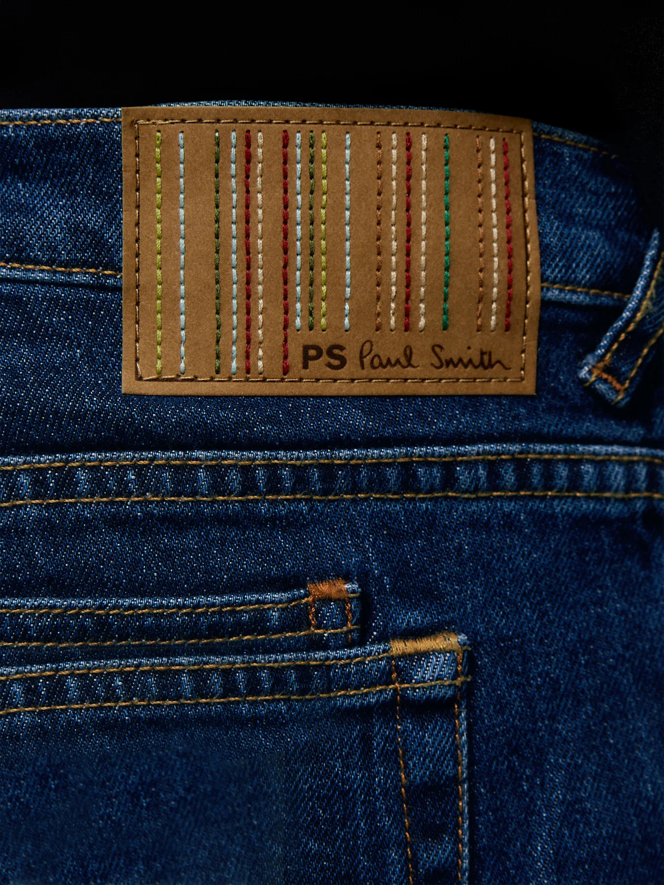 Pocket Stitching Relaxed Fit Jean - Image 3