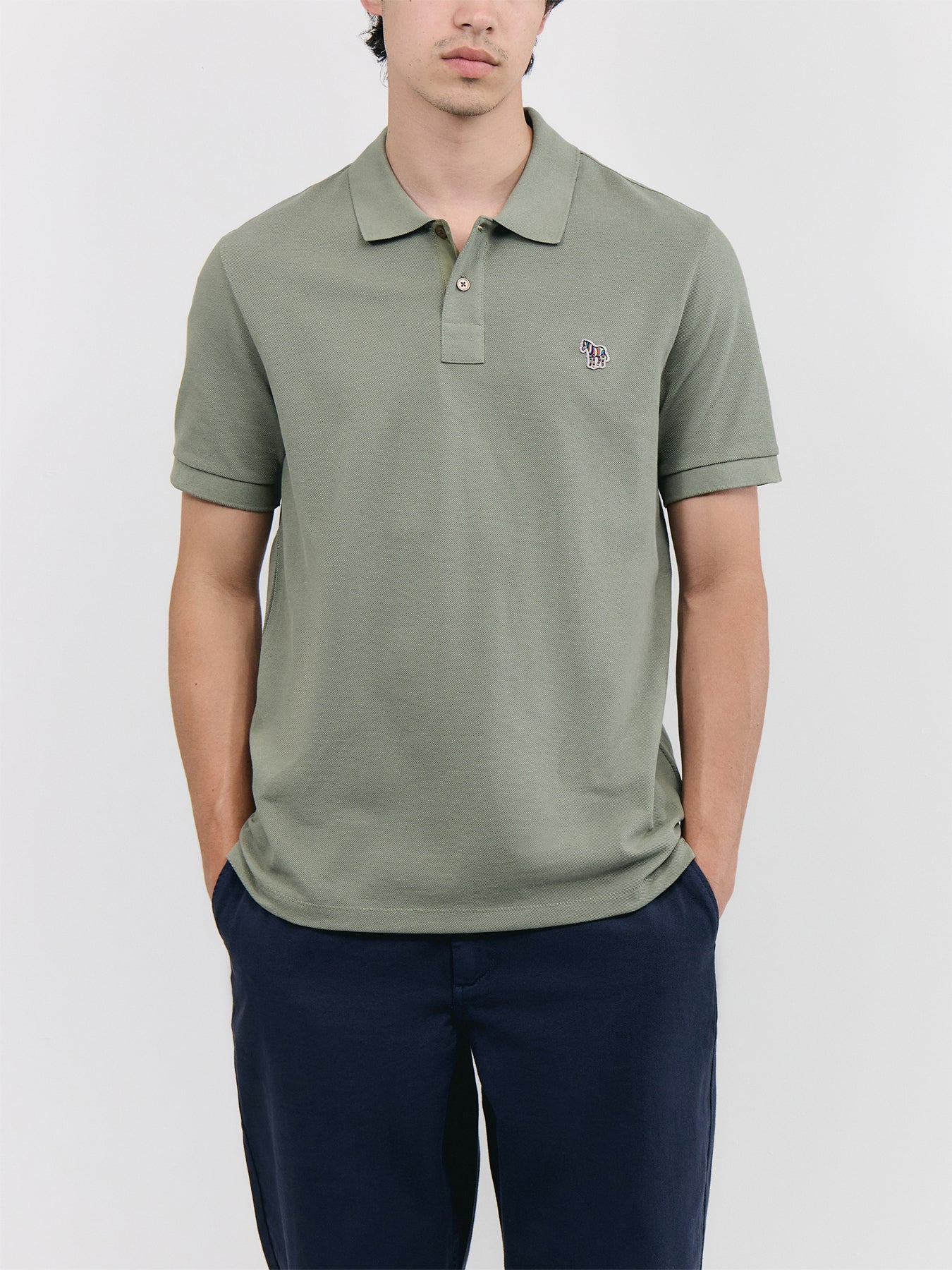 Reg Fit Polo Shirt Zebra - Image 4
