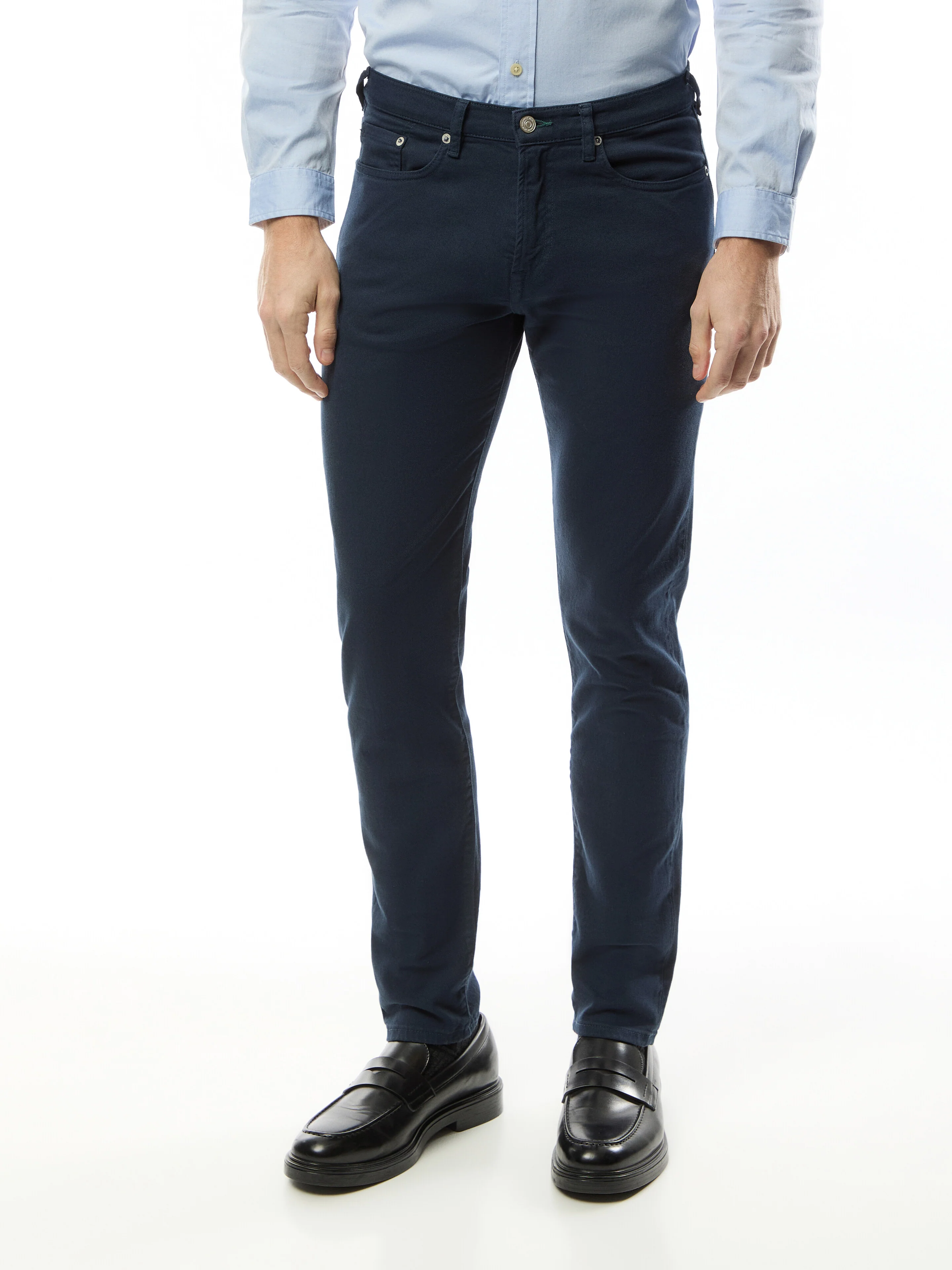 Tapered Fit Coloured 'Crosshatch Stretch' Jeans - Image 4
