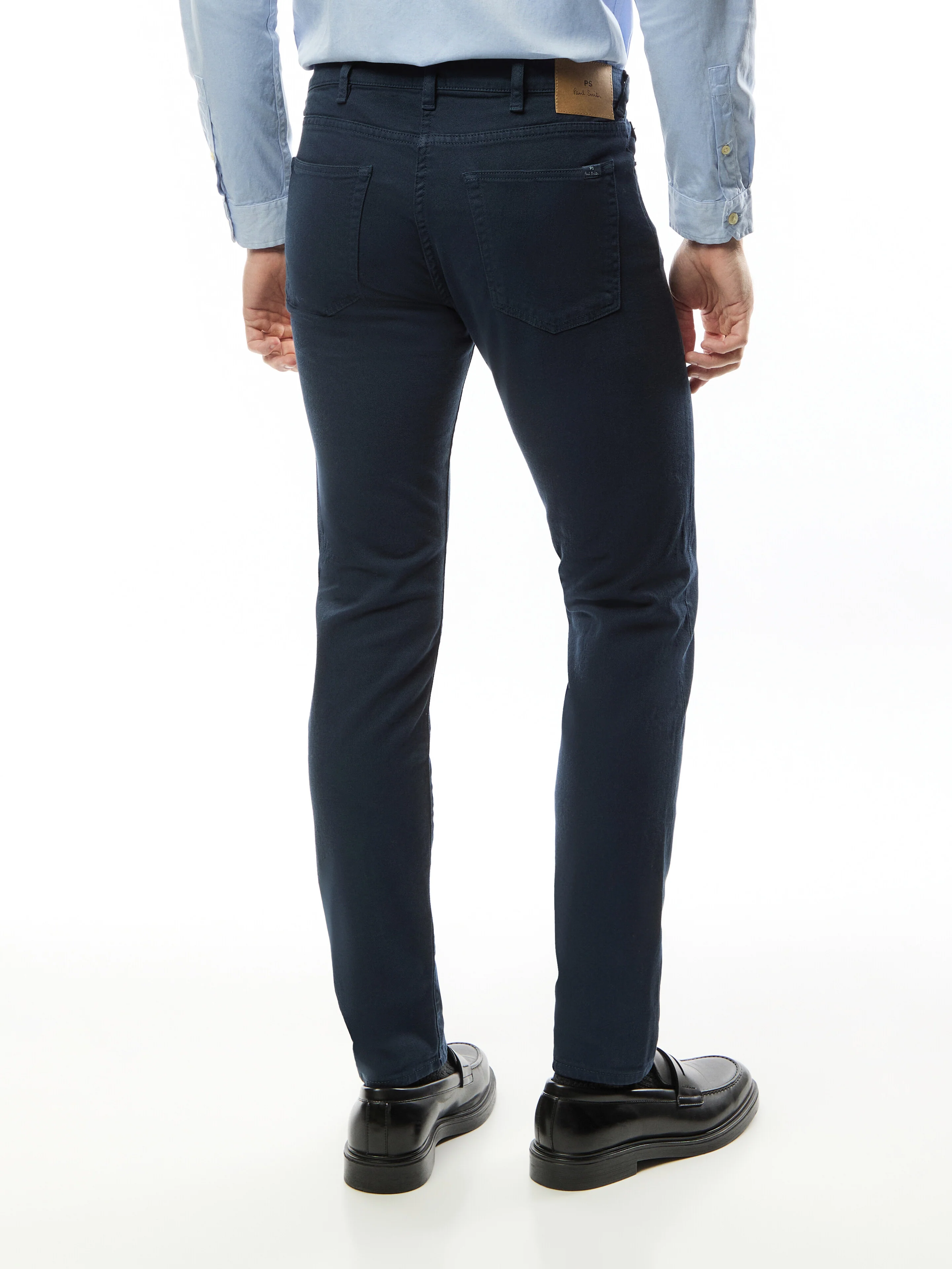 Tapered Fit Coloured 'Crosshatch Stretch' Jeans - Image 5