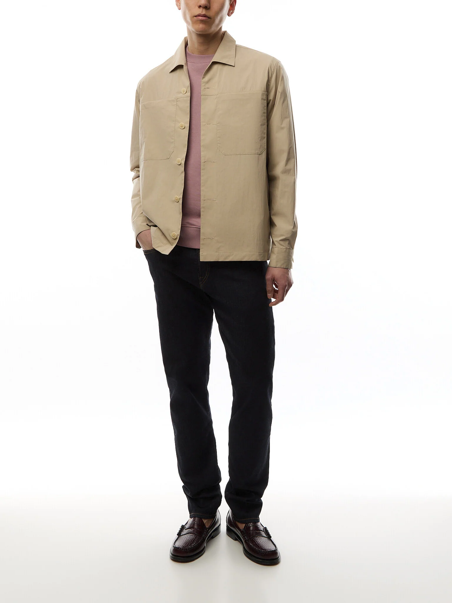 Dark Tapered Fit Jeans - Image 2
