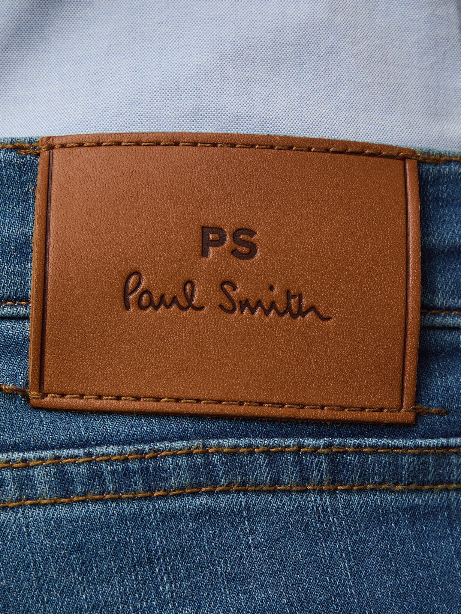 Tapered Fit Jeans Mid Wash - Image 3