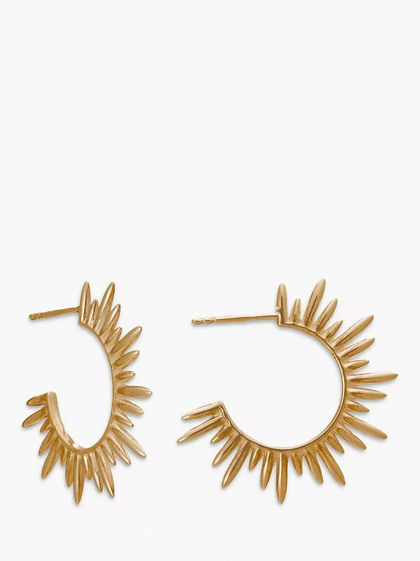 Electric Goddess Medium Hoop Earrings - Image 2