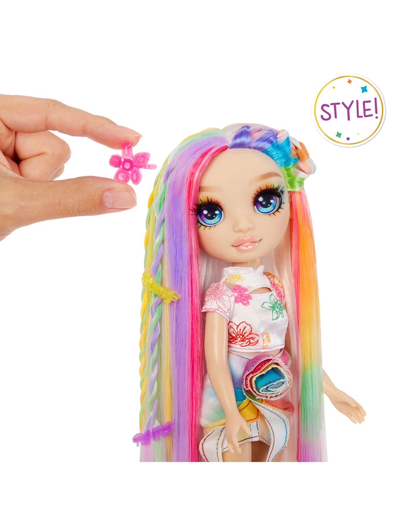 Rainbow High Hair Chalk Style Doll Amaya Rainbow - Image 2