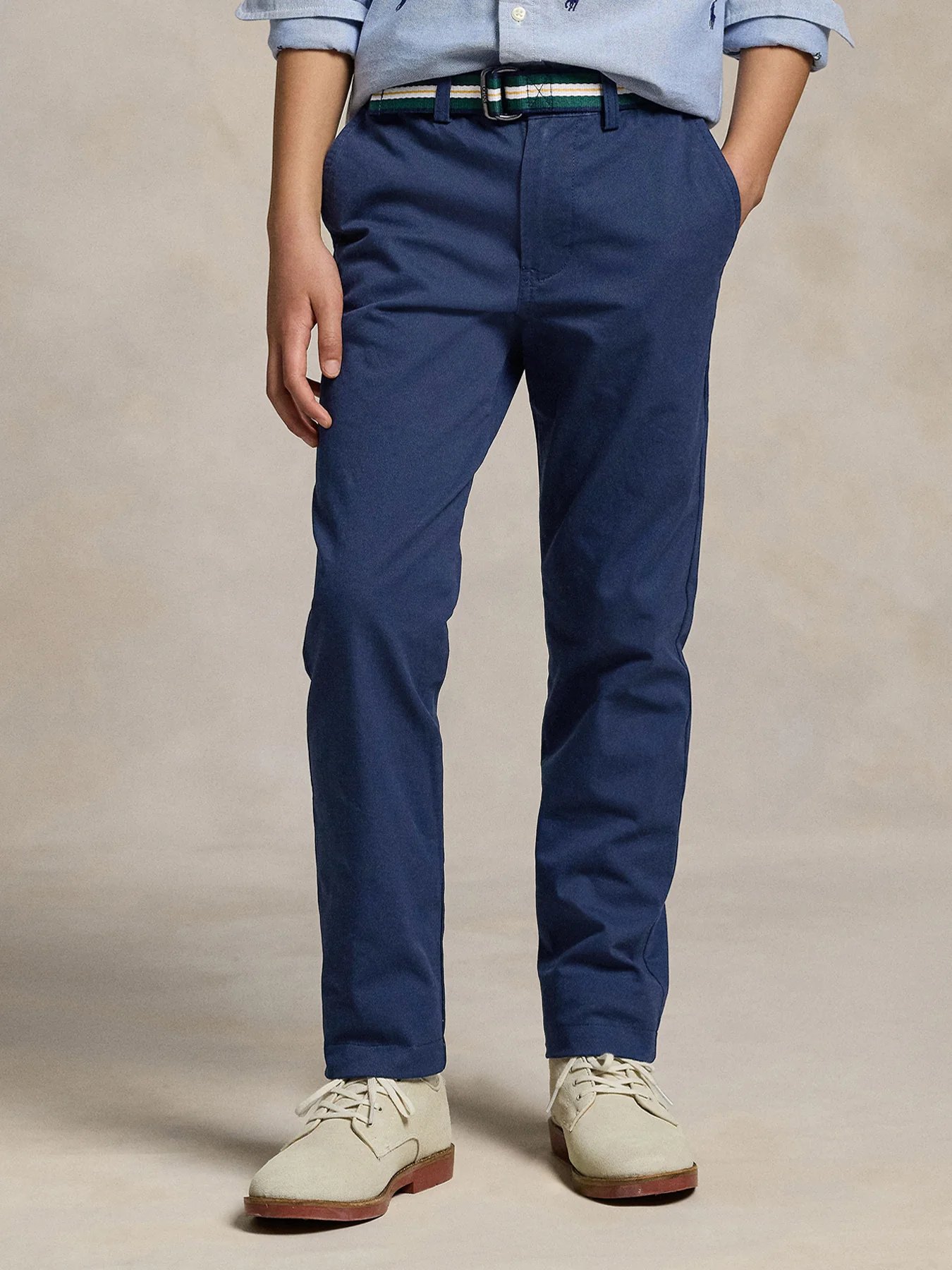 Navy Slim Fit Flex Abrasion Twill Trouser - Image 5