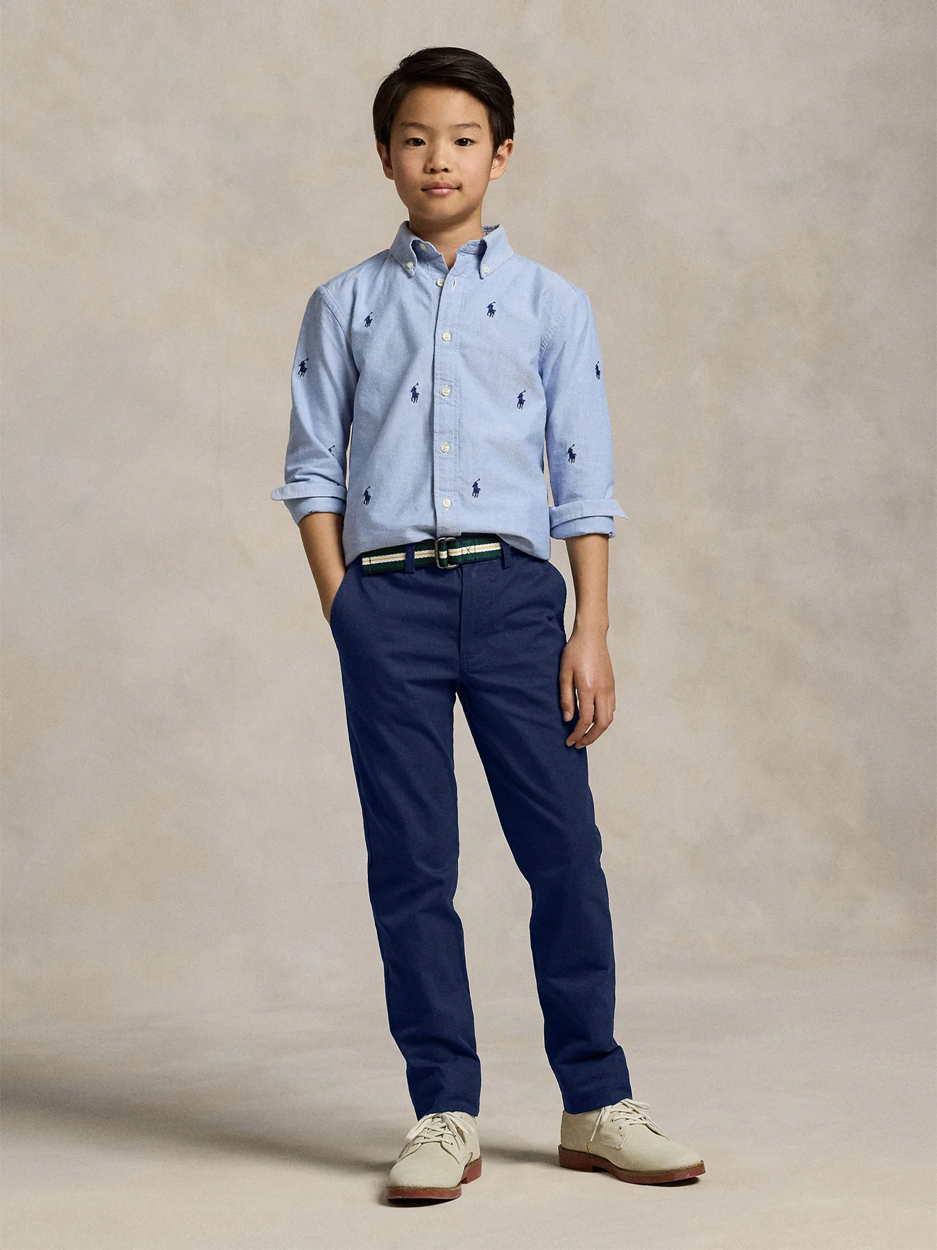 Navy Slim Fit Flex Abrasion Twill Trouser - Image 8