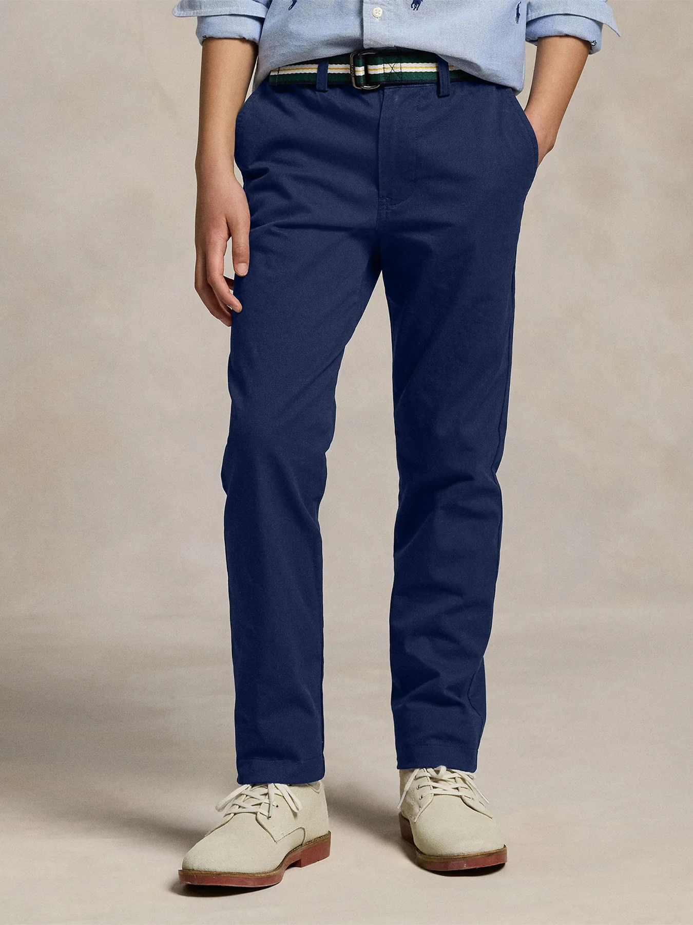 Navy Slim Fit Flex Abrasion Twill Trouser - Image 9
