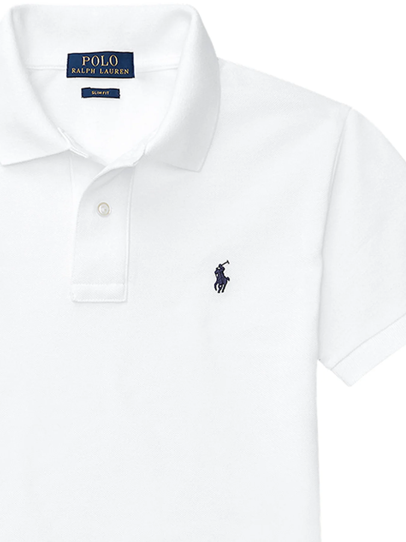 Regular Fit Cotton Polo Navy - Image 3