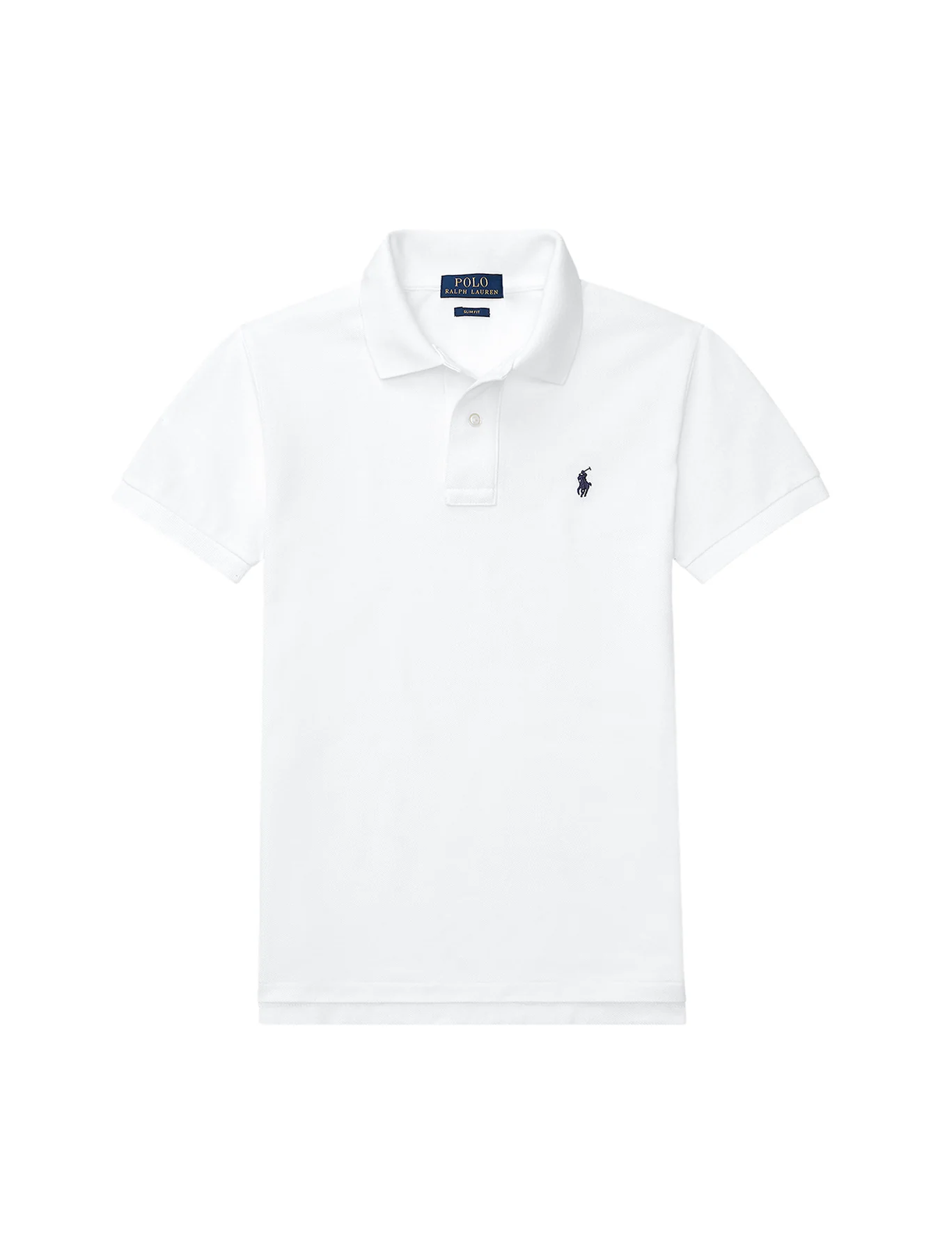 Regular Fit Cotton Polo Navy - Image 4