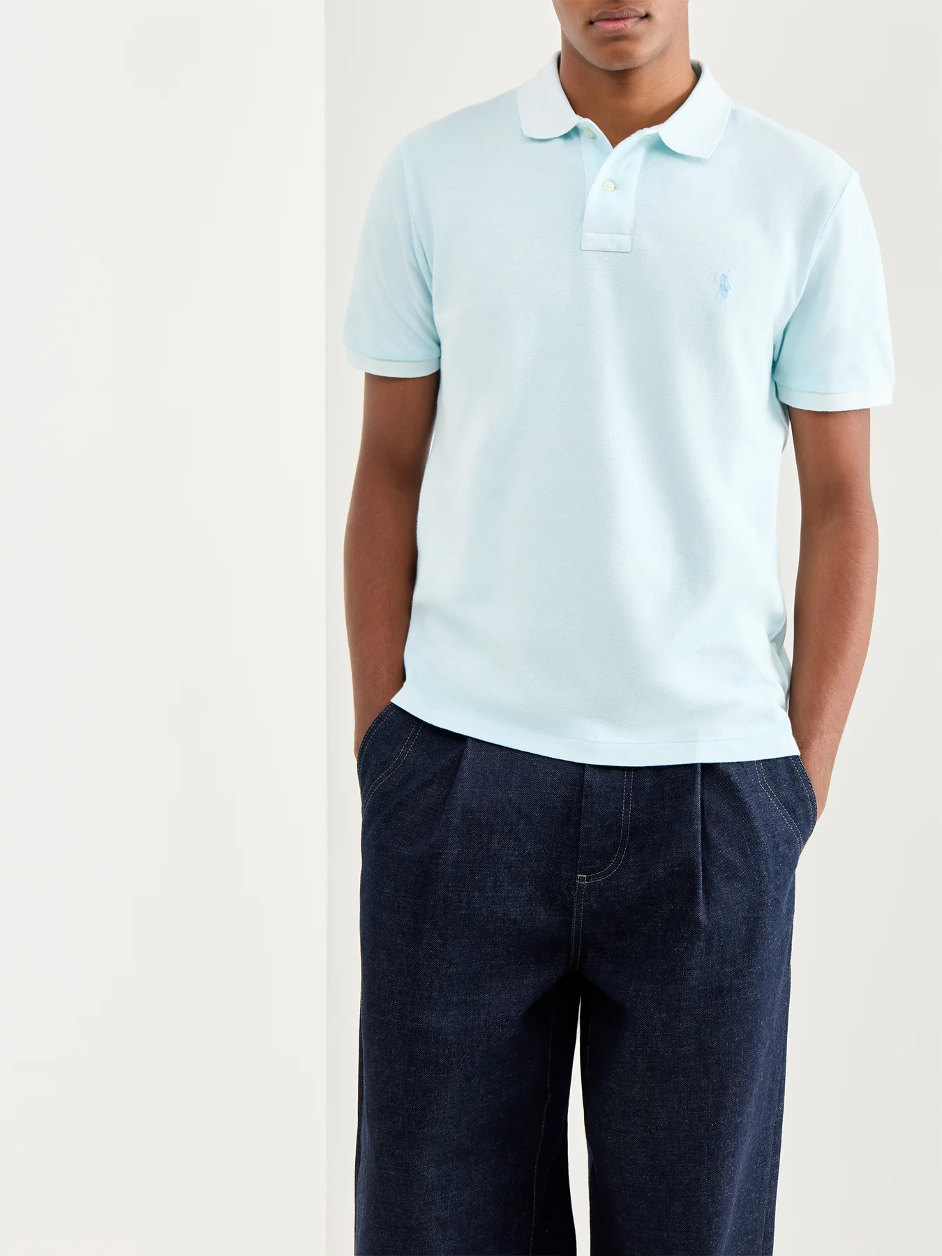 Custom Fit Mineral Dye Polo Top - Image 4
