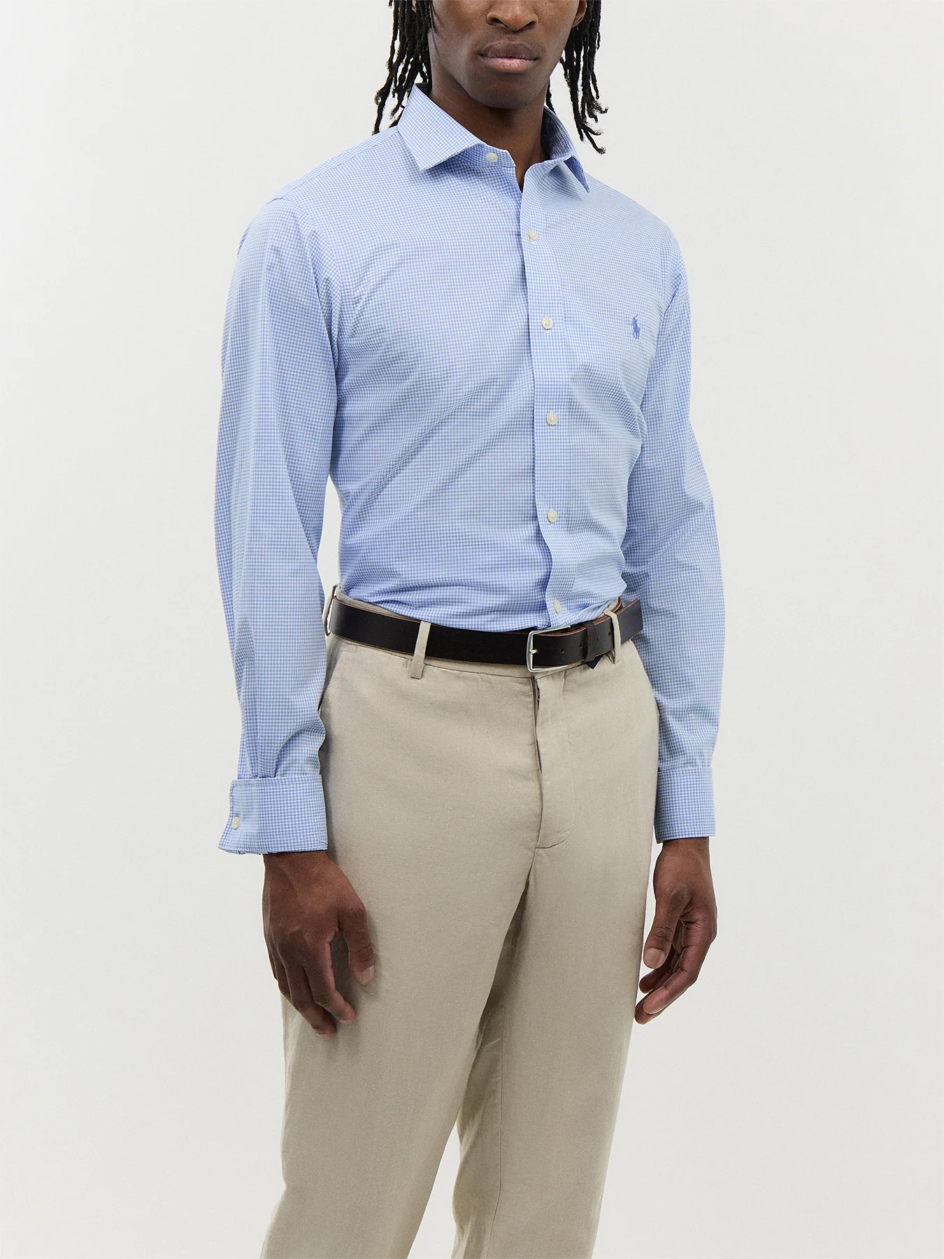 Custom Fit Poplin Dress Shirt - Image 4
