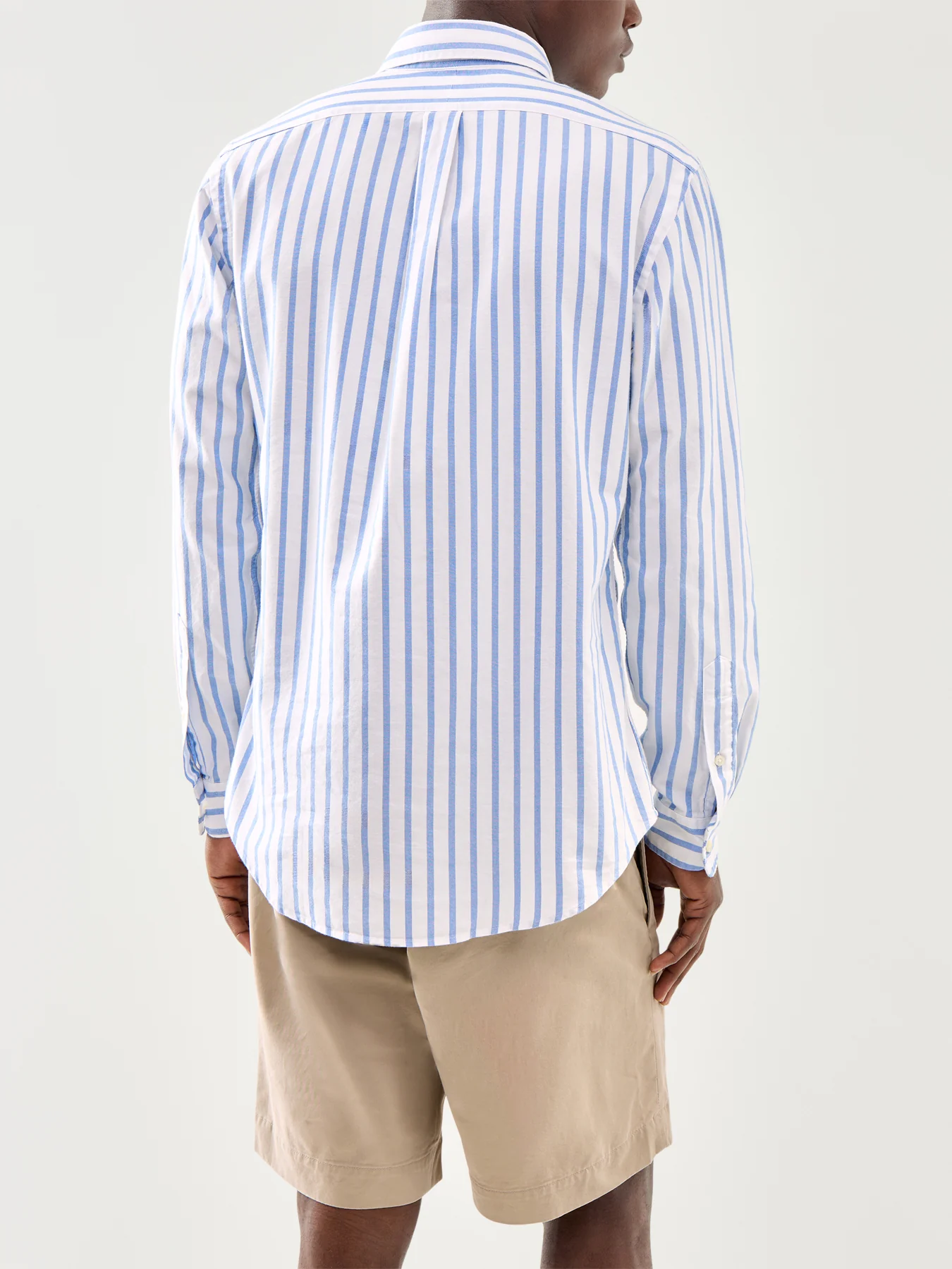 Custom Fit Stripe Oxford Shirt - Image 5
