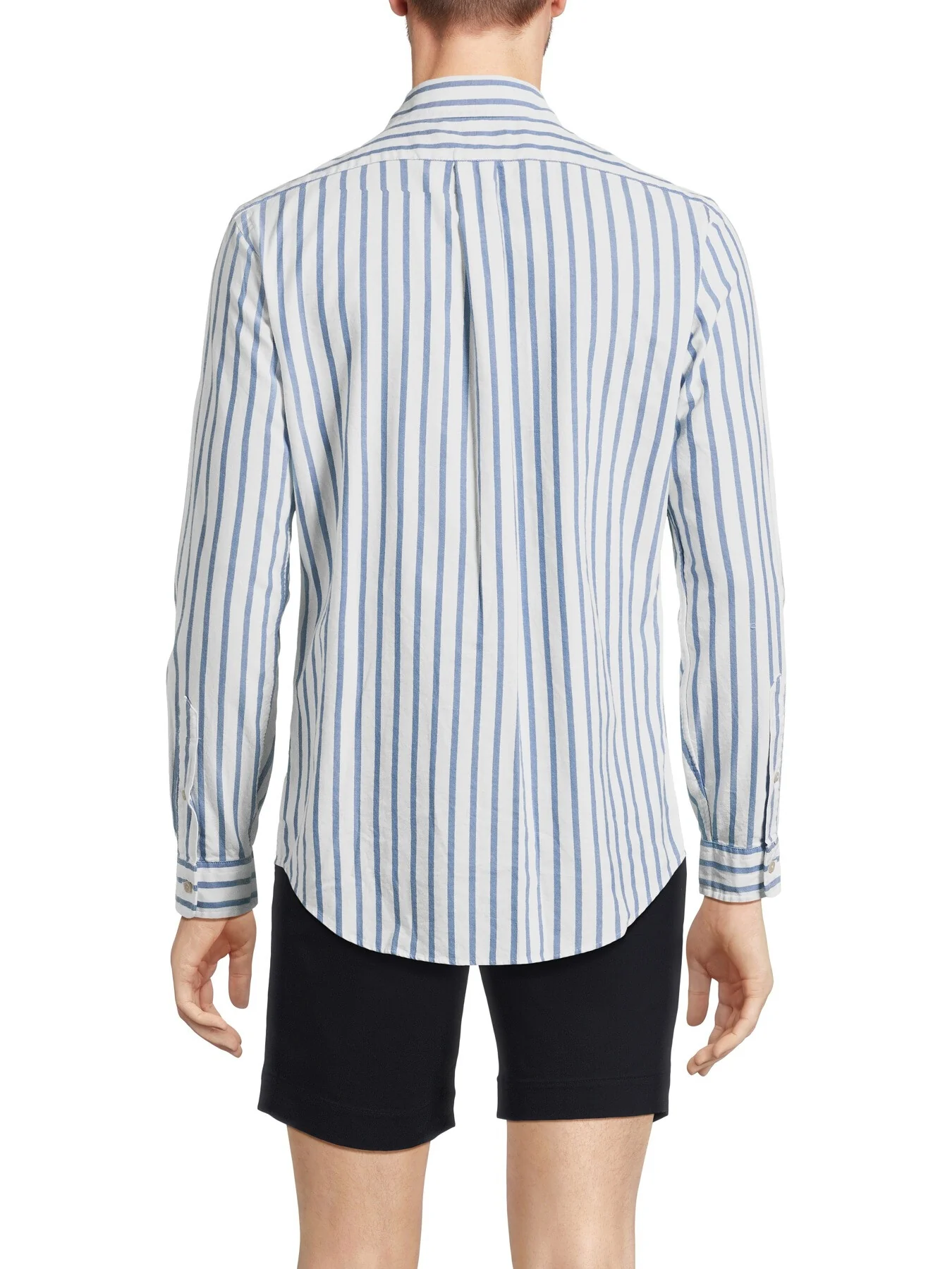 Custom Fit Stripe Oxford Shirt - Image 7