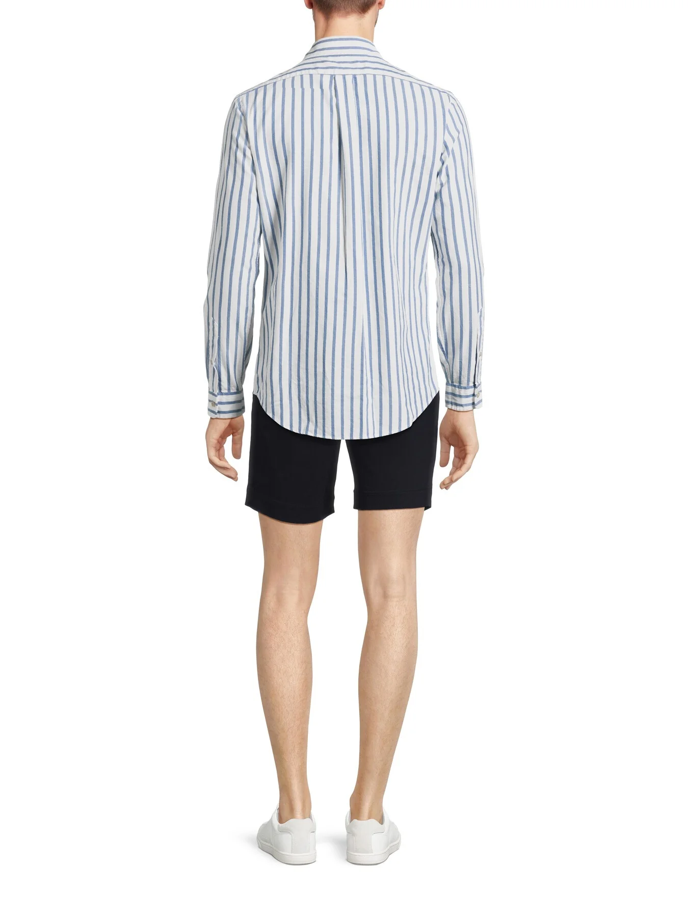 Custom Fit Stripe Oxford Shirt - Image 9