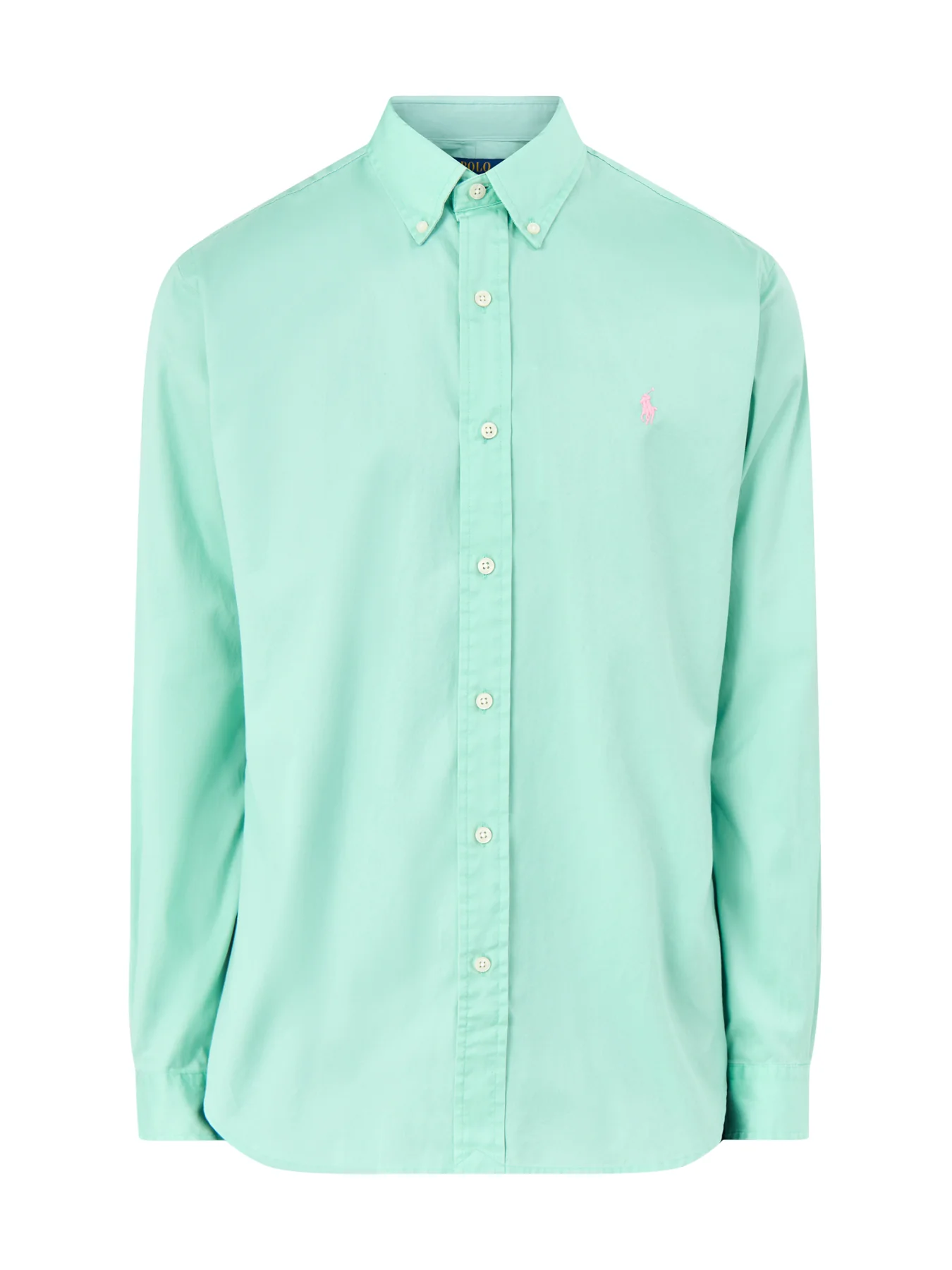 Ralph Lauren Custom Fit Twill Shirt Celadon