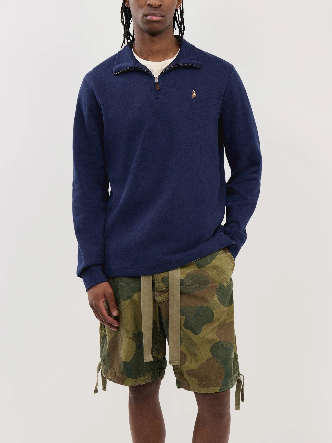 1/4 Zip Jacquard Sweatshirt - Image 4