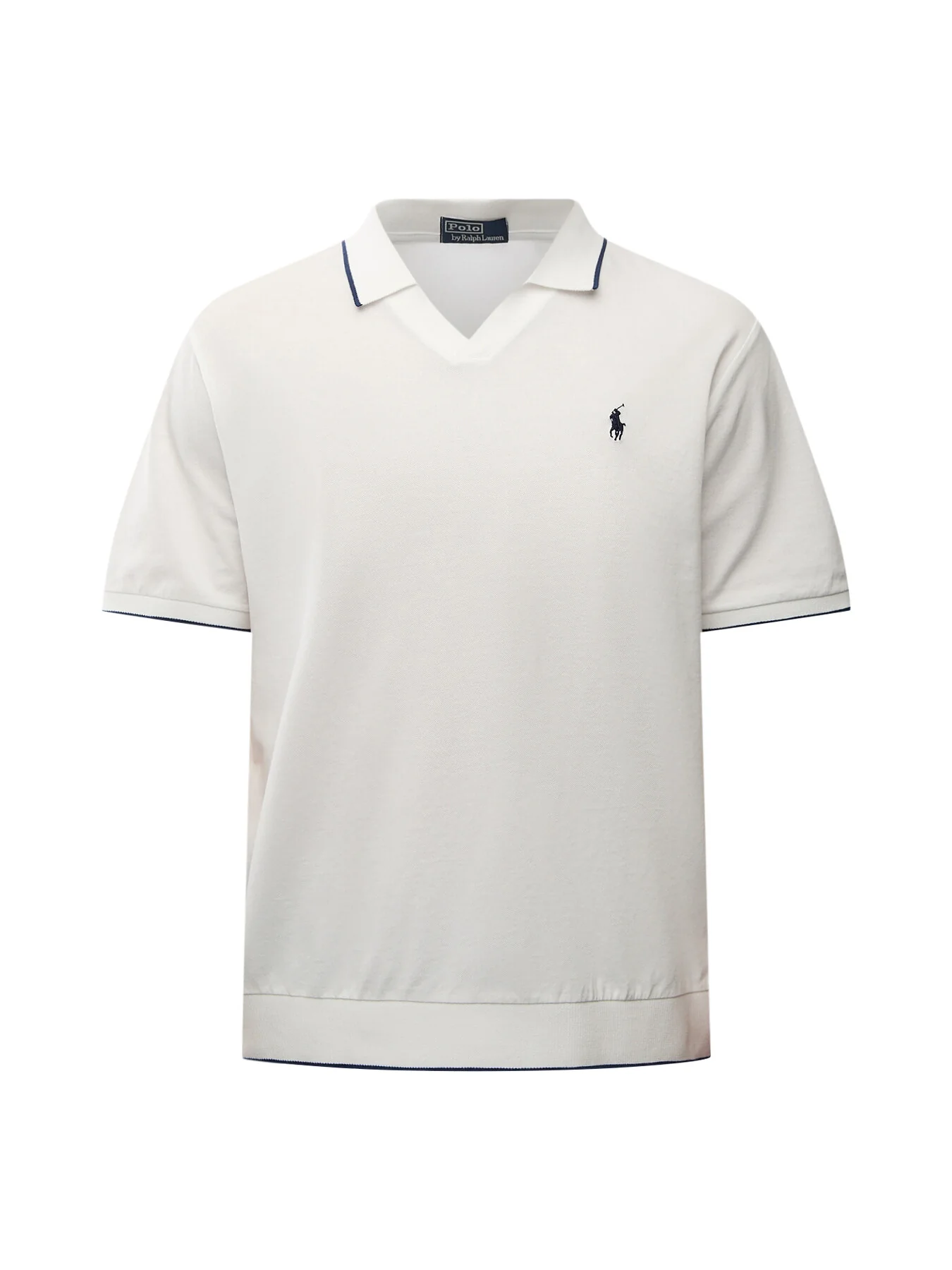 Jacquard Mesh Polo Shirt