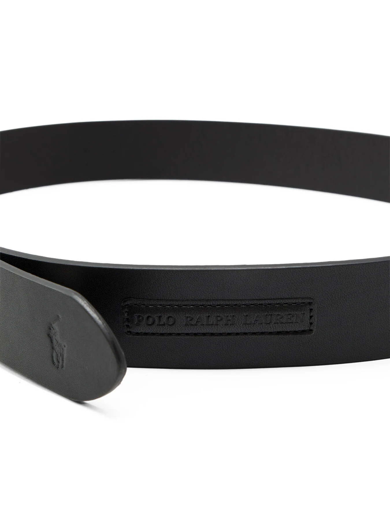 Leather Roller Buckle Belt Black - Image 4