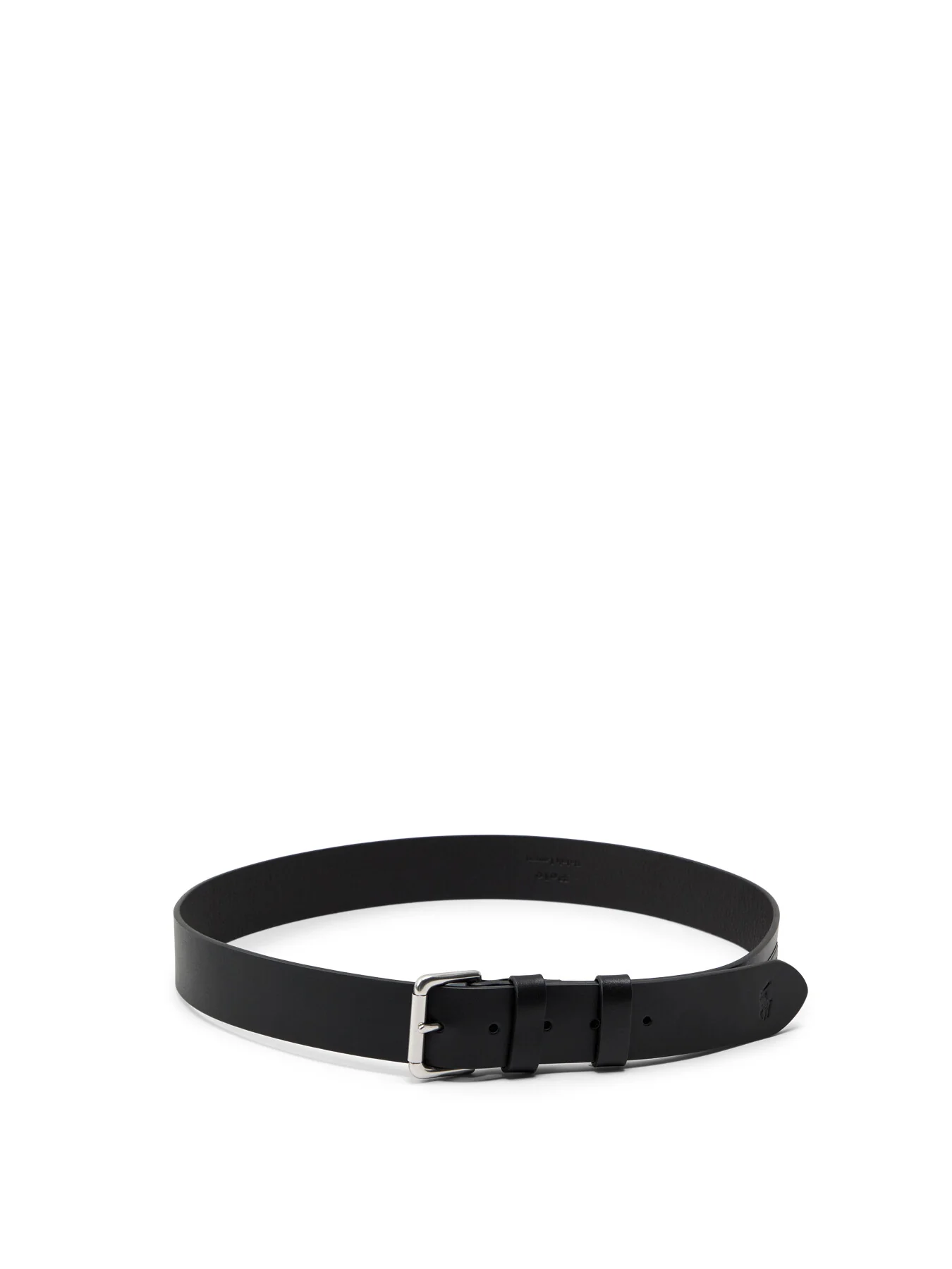 Leather Roller Buckle Belt Black - Image 5
