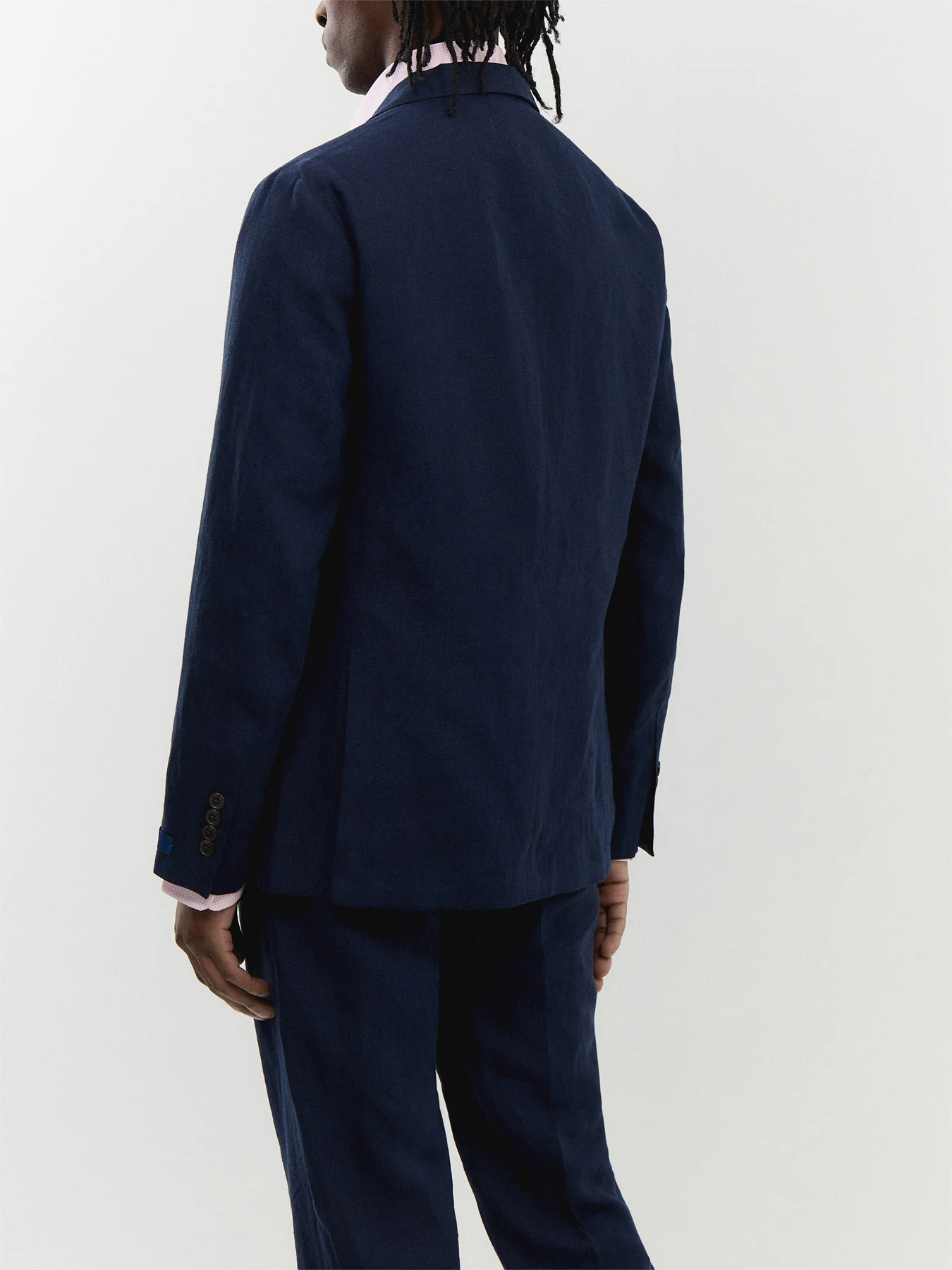 Soft Modern Linen Suit Jacket - Image 5