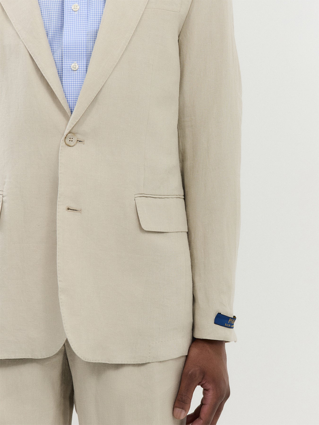 Soft Modern Linen Suit Jacket - Image 3
