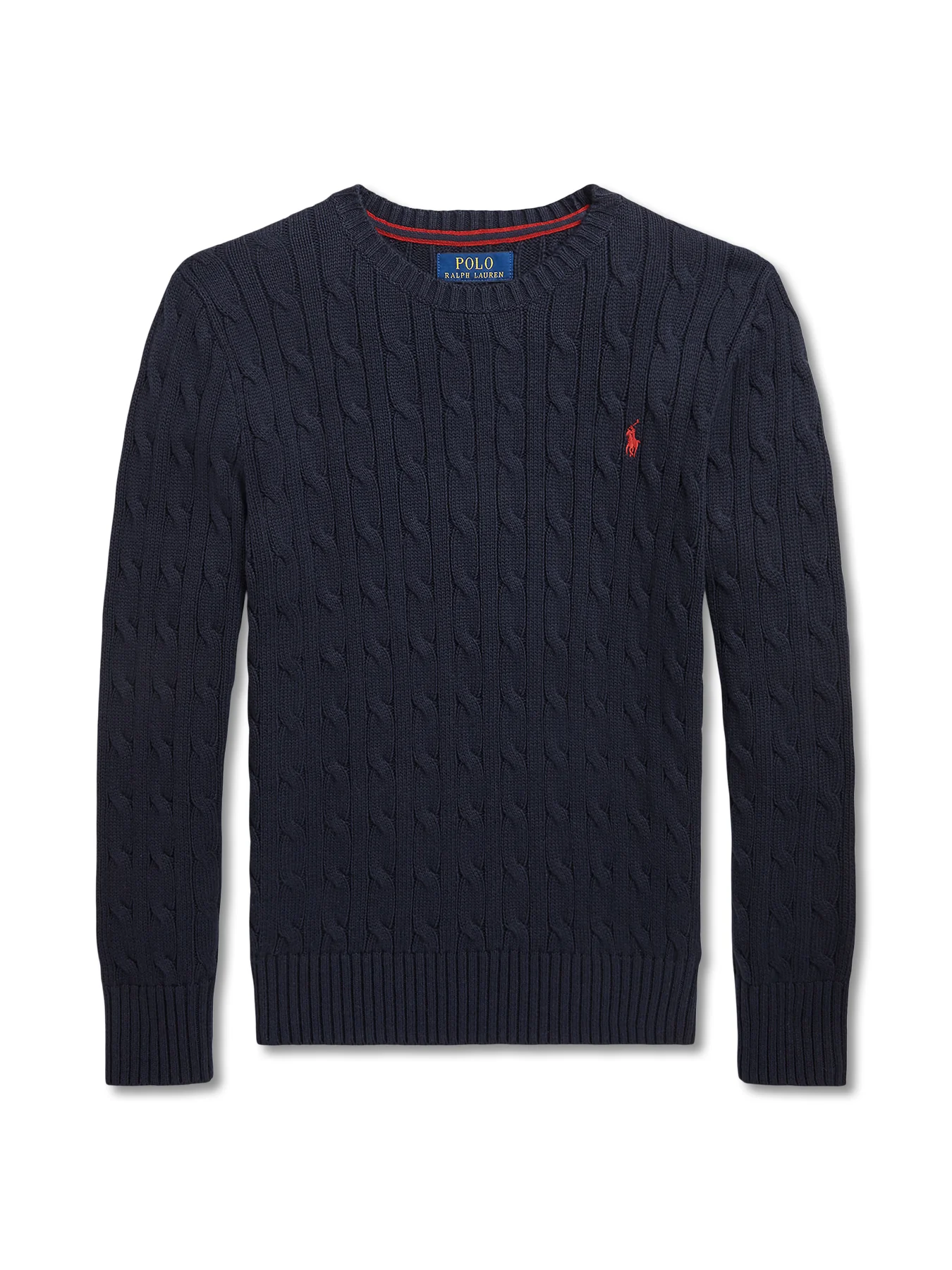 Blue Cable Knit Sweater