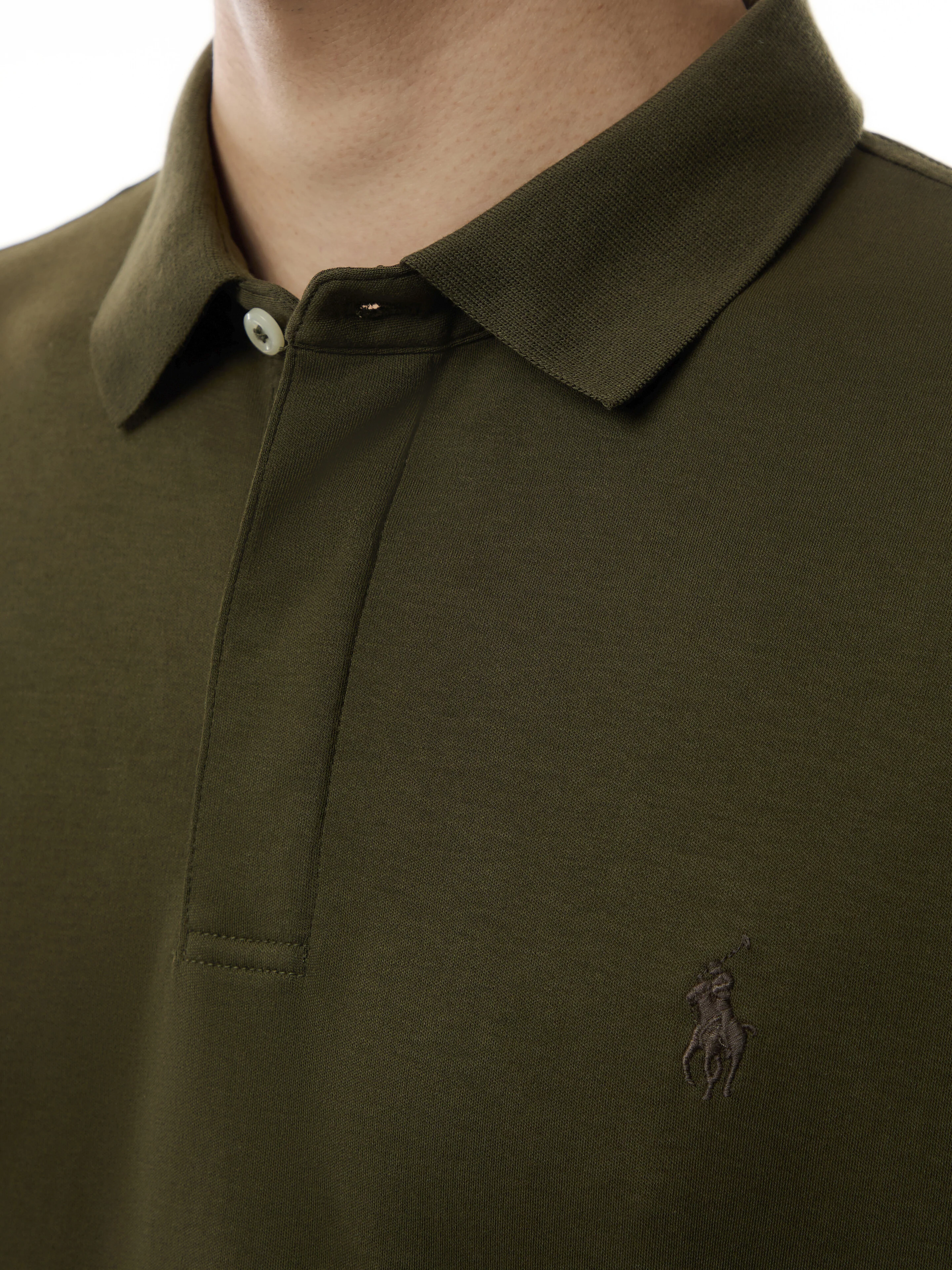 Pima Plain Polo Top - Image 2