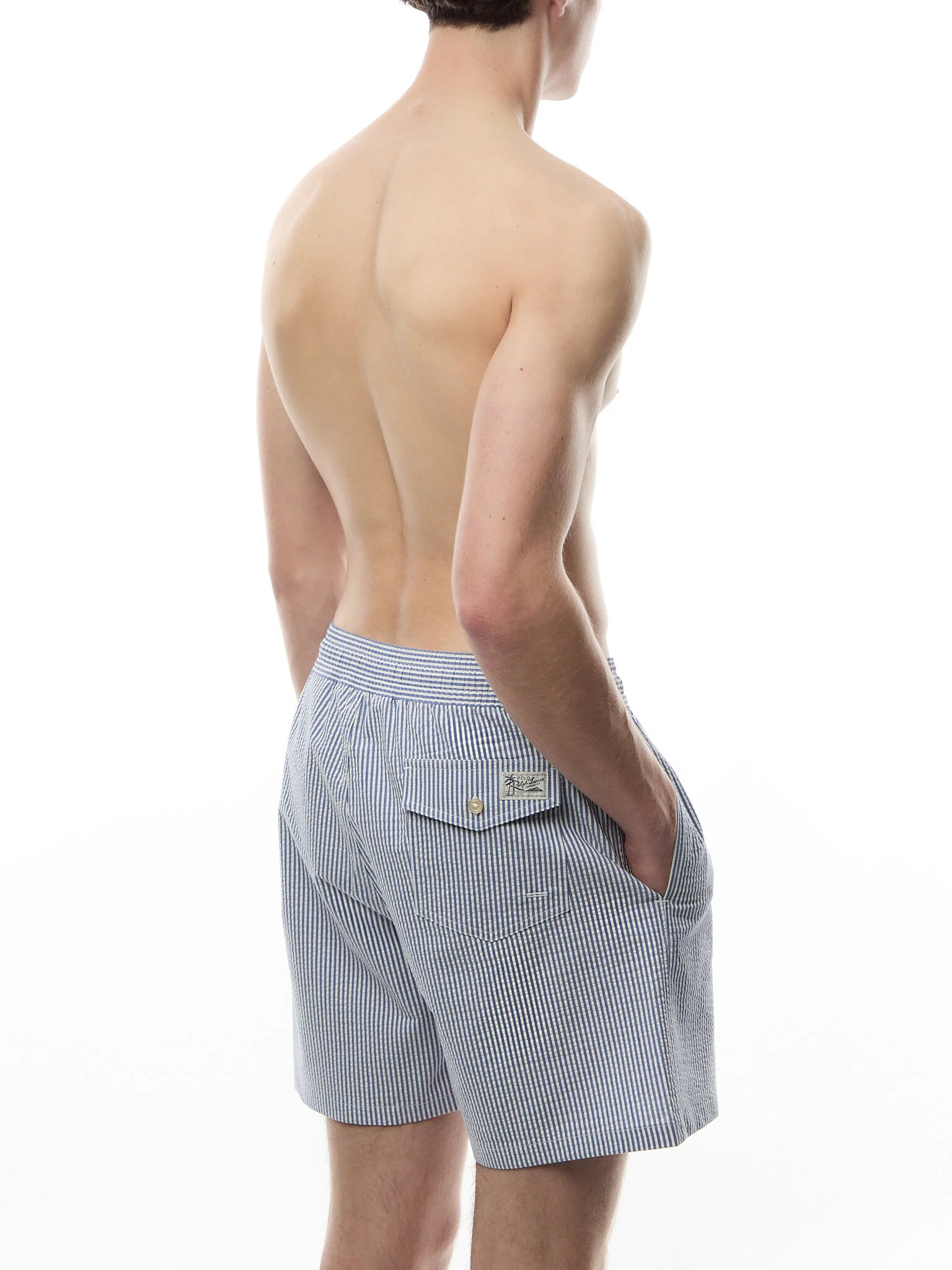 Recycled  Poly Seersucker Traveler Swim Shorts - Image 3