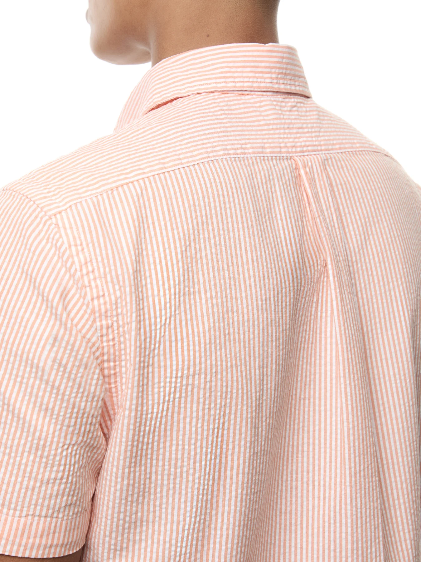Seersucker Stripe Short Sleeves Shirt - Image 3
