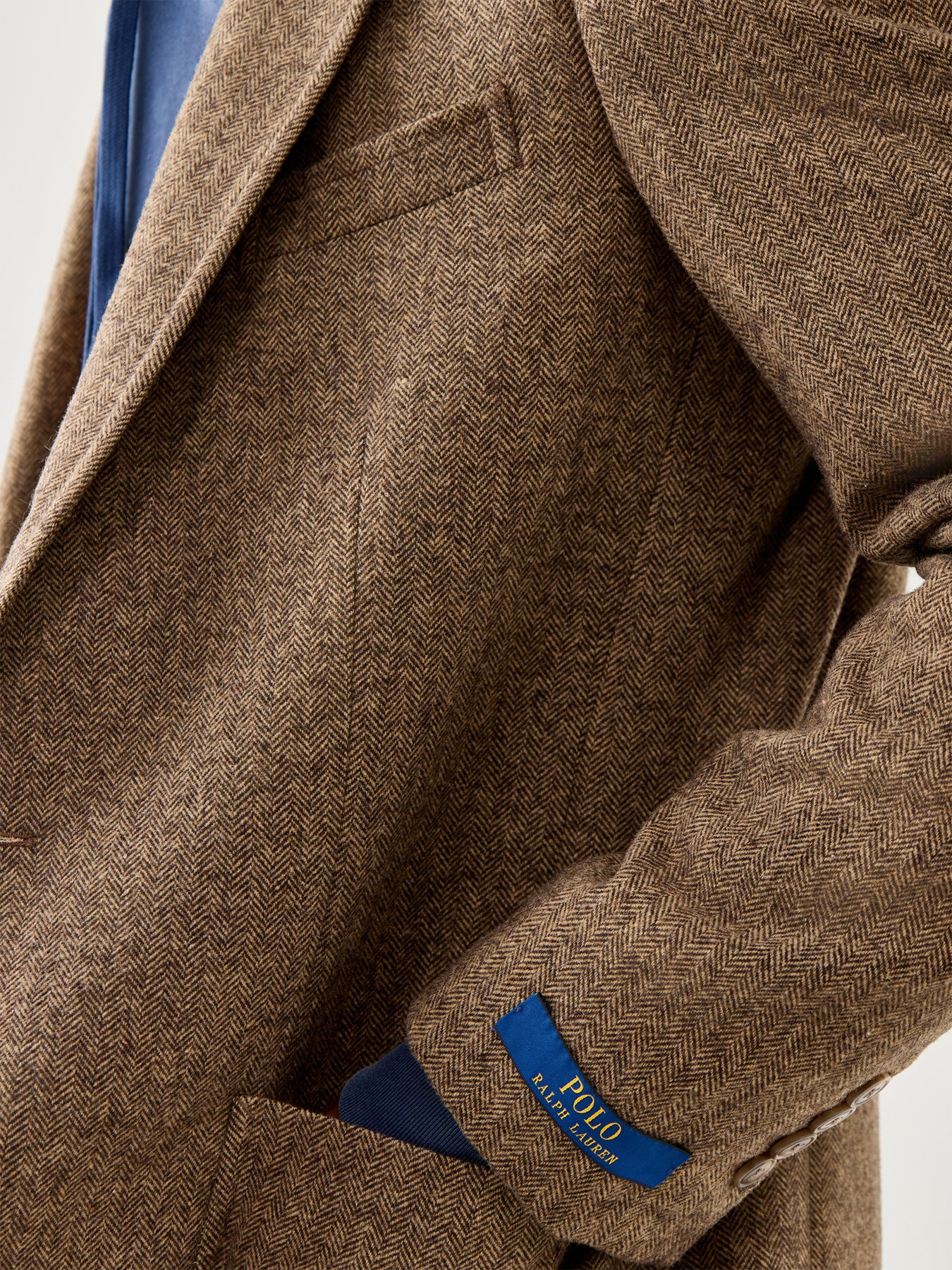 Single Breasted Herringbone Blazer - Image 3