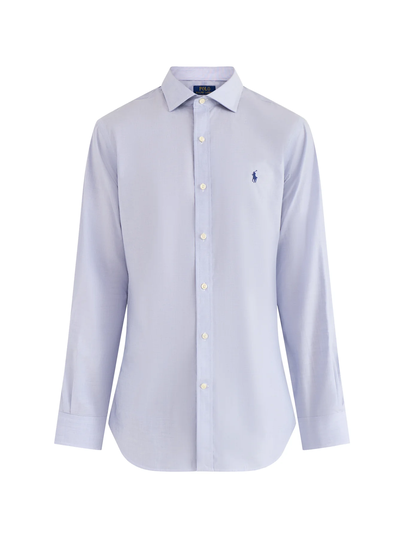 Slim Fit Estate Collar Dress Shirt Light Blue White