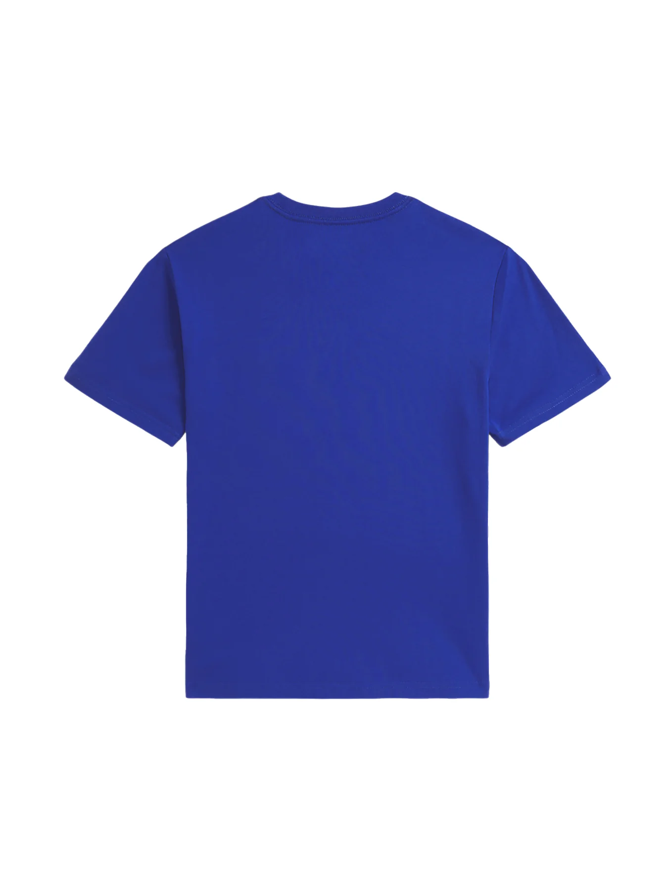 Kids’ Classic Crew Neck Cotton T-Shirt Blue - Image 12