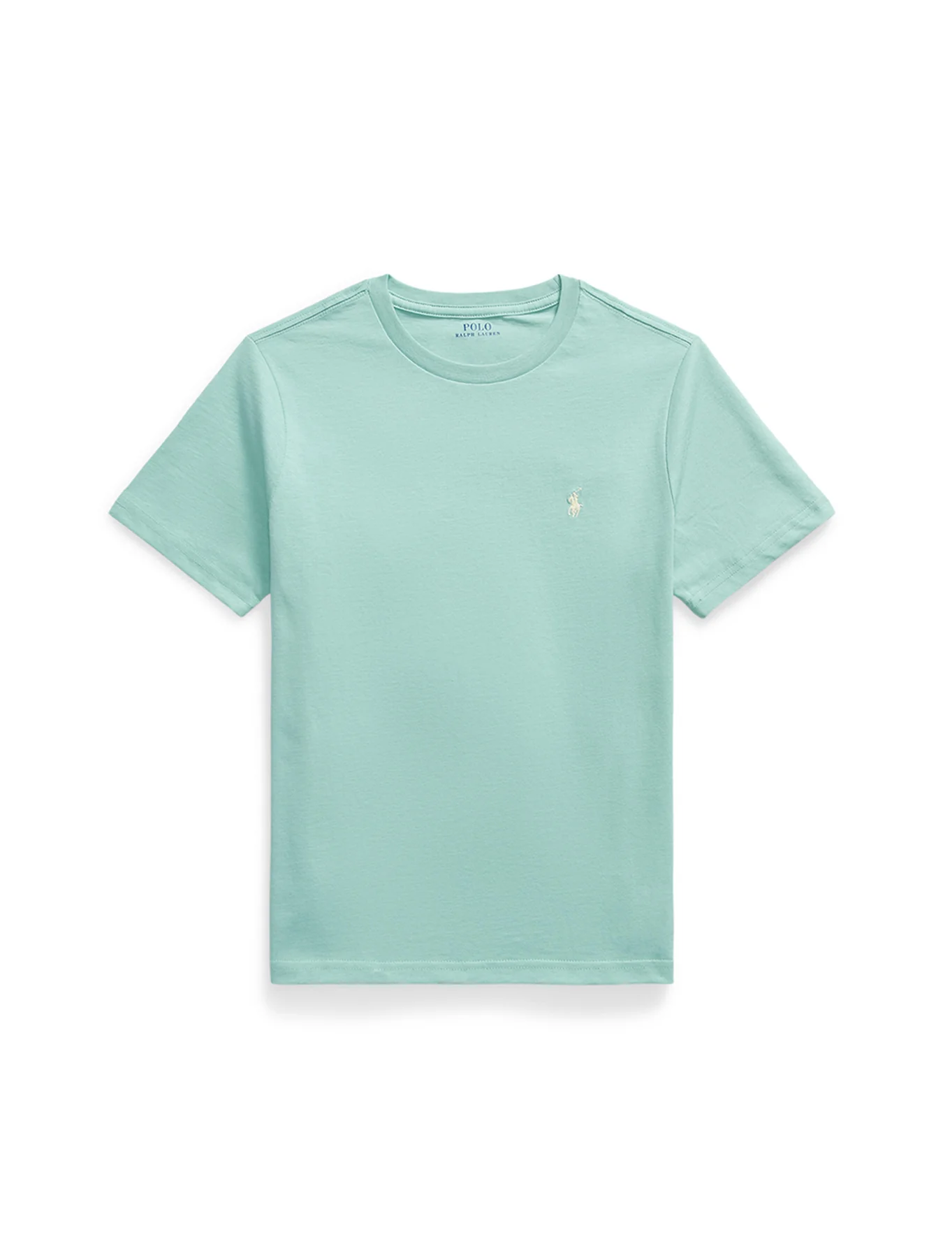 Kids’ Classic Crew Neck Cotton T-Shirt Blue - Image 17